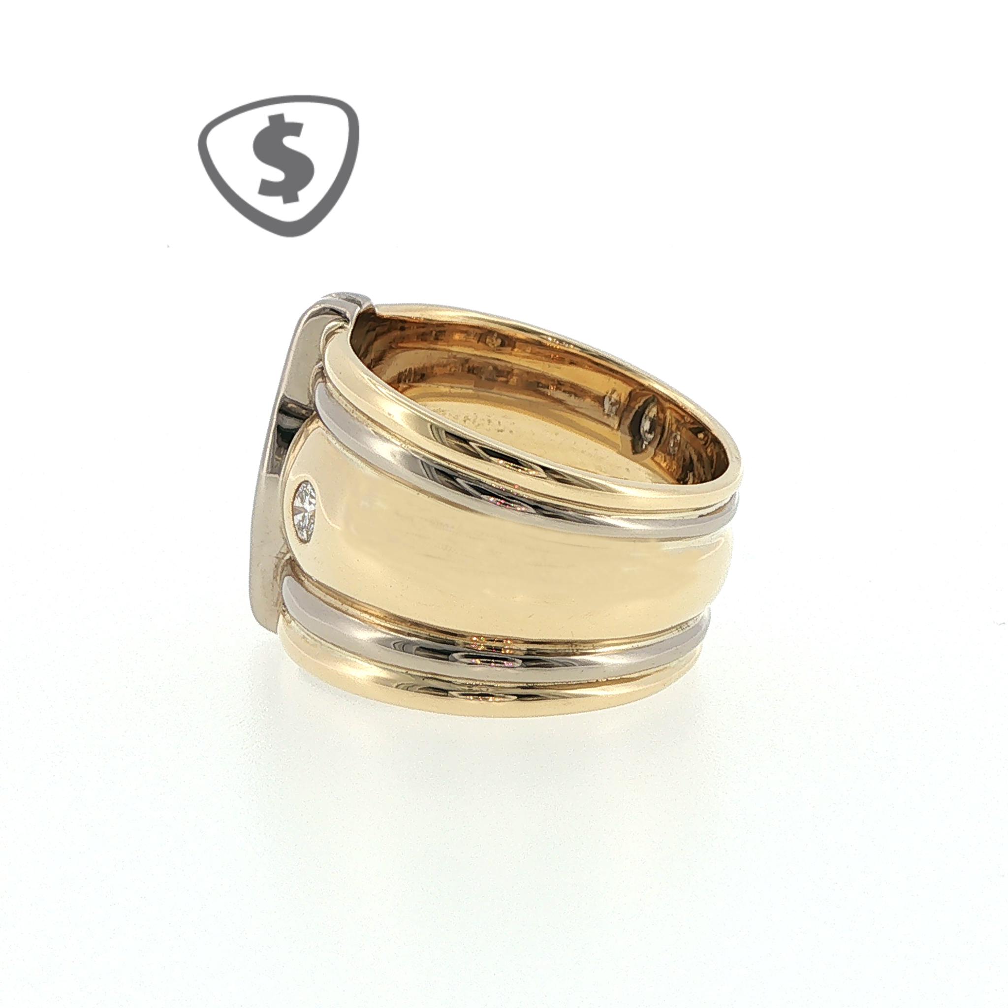 18ct Yellow Gold and Diamond Ring