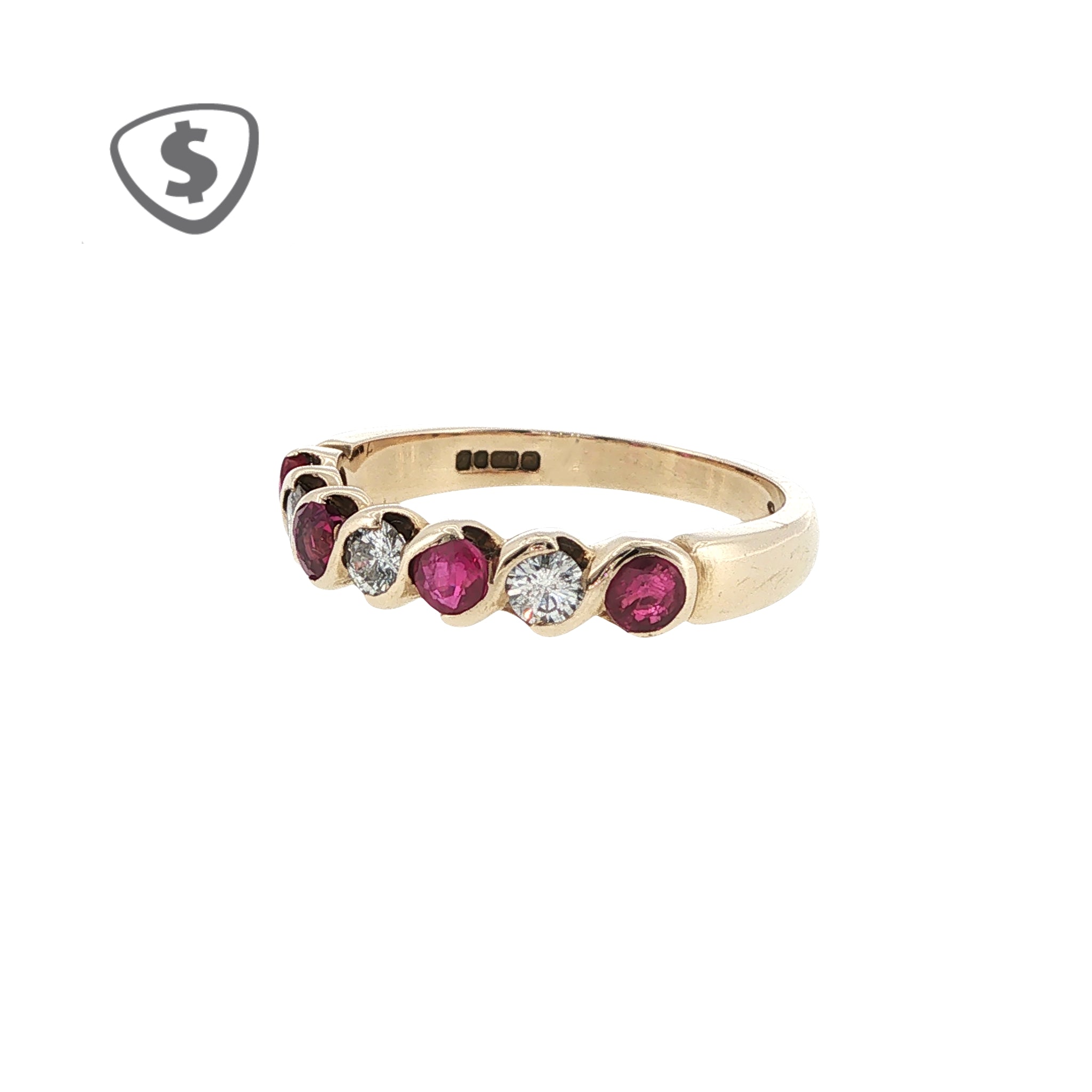 9ct Rose Gold Eternity Ring