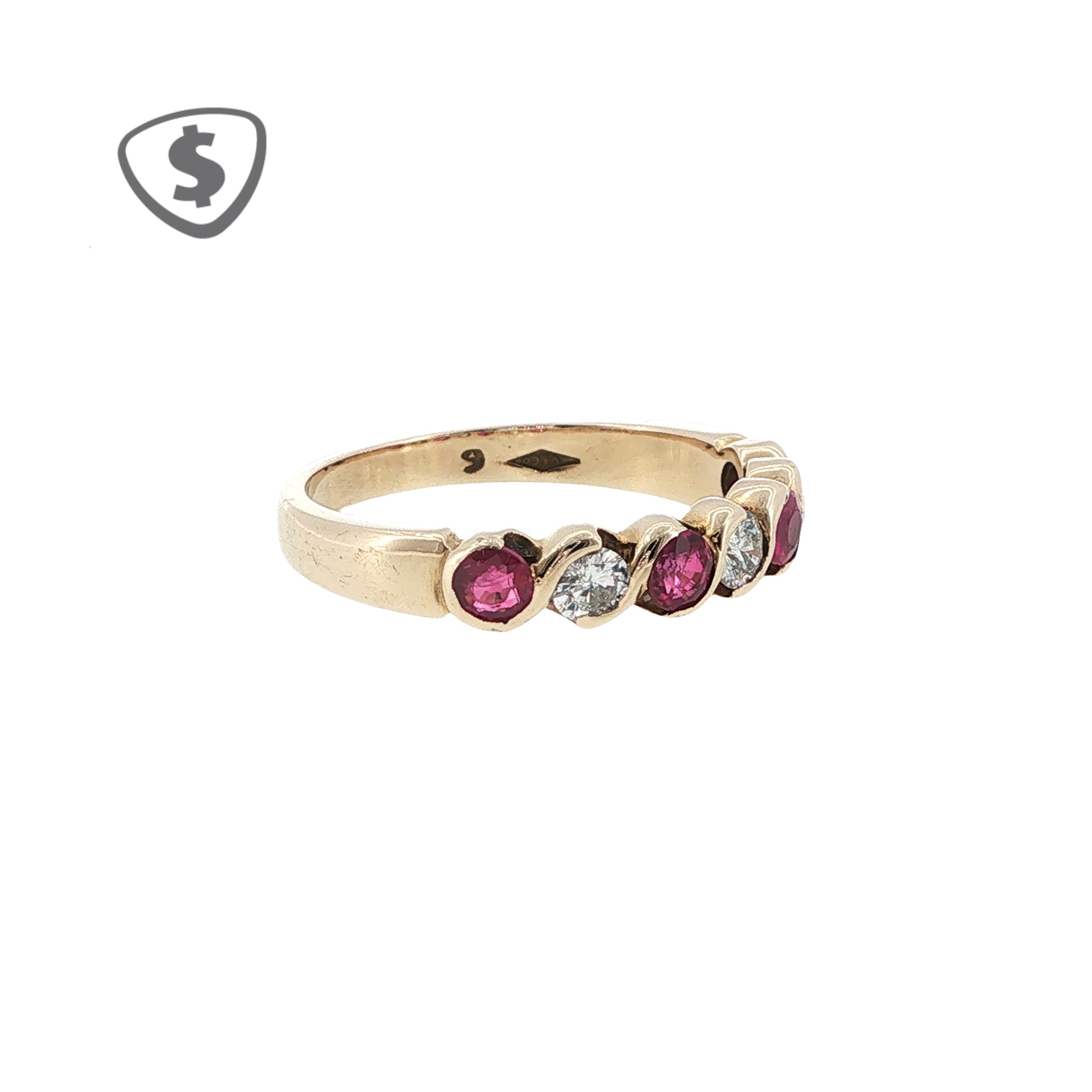 9ct Rose Gold Eternity Ring