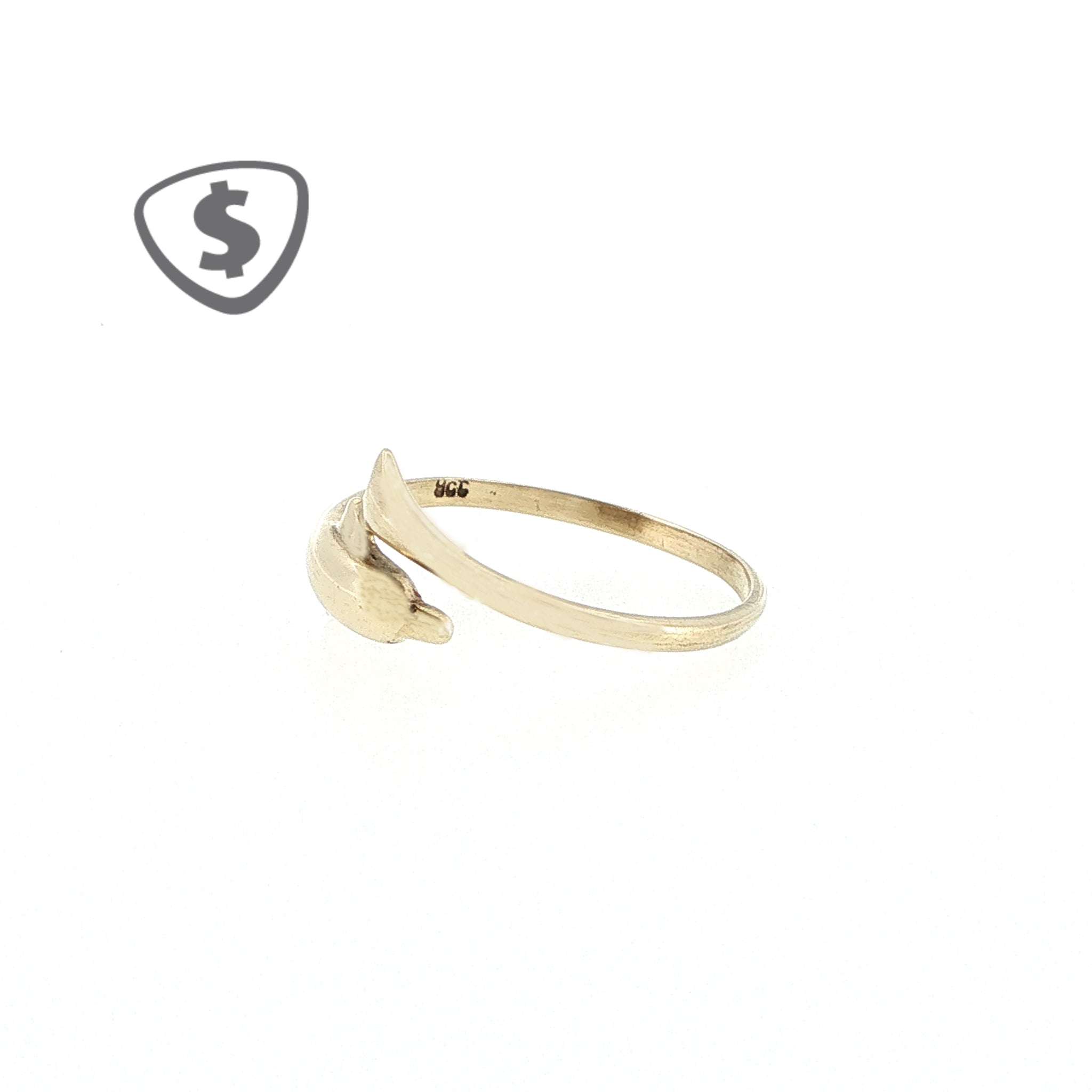 9ct Yellow Gold Dolphin Ring