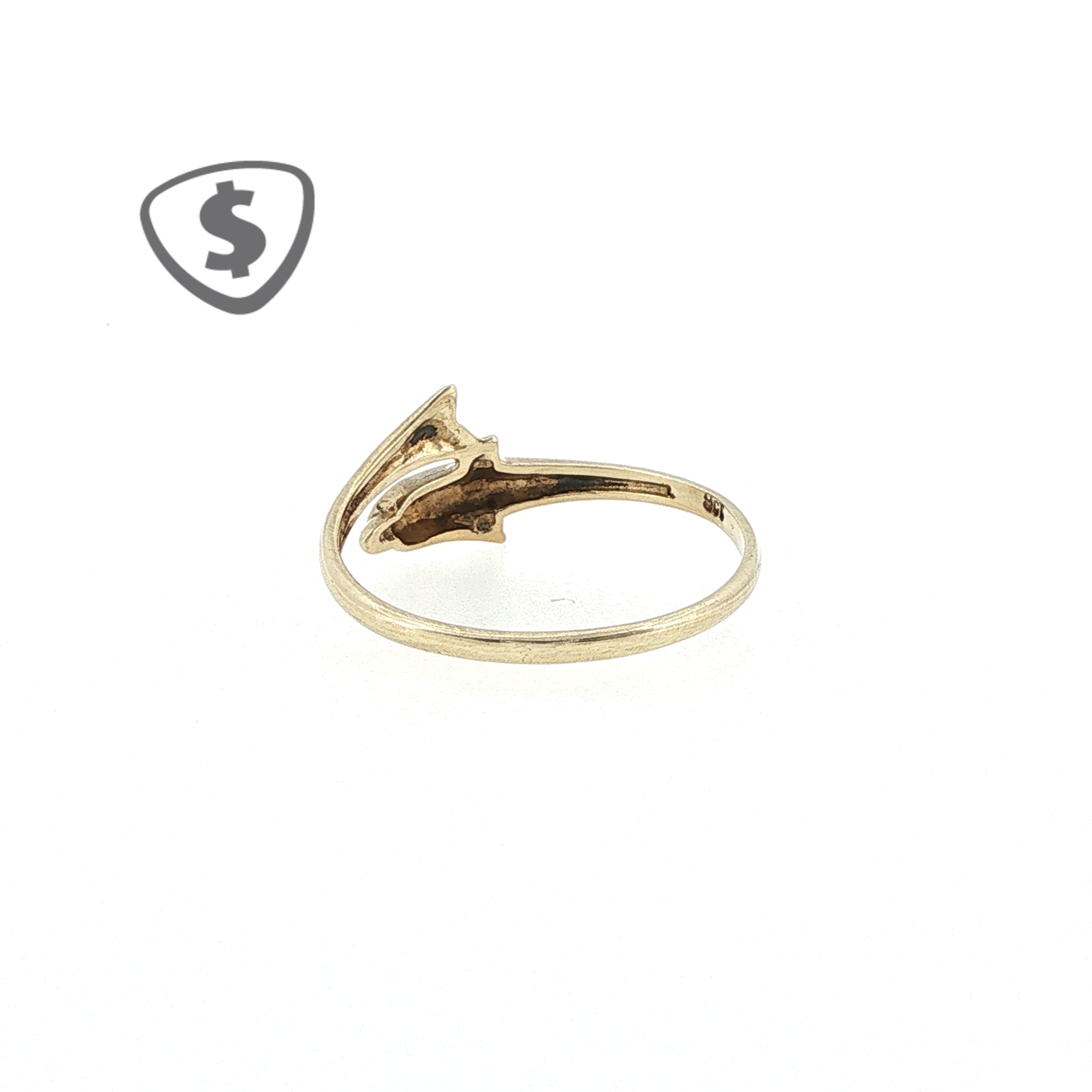9ct Yellow Gold Dolphin Ring