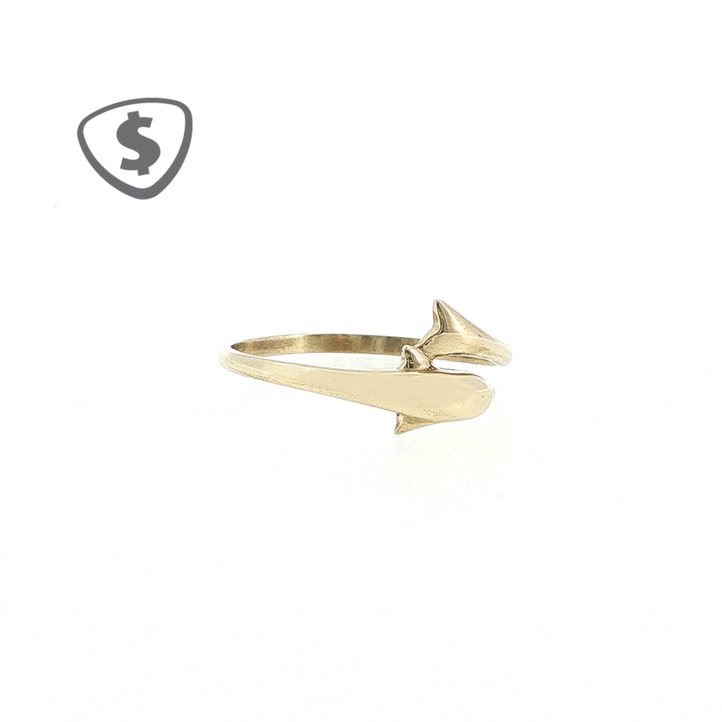 9ct Yellow Gold Dolphin Ring