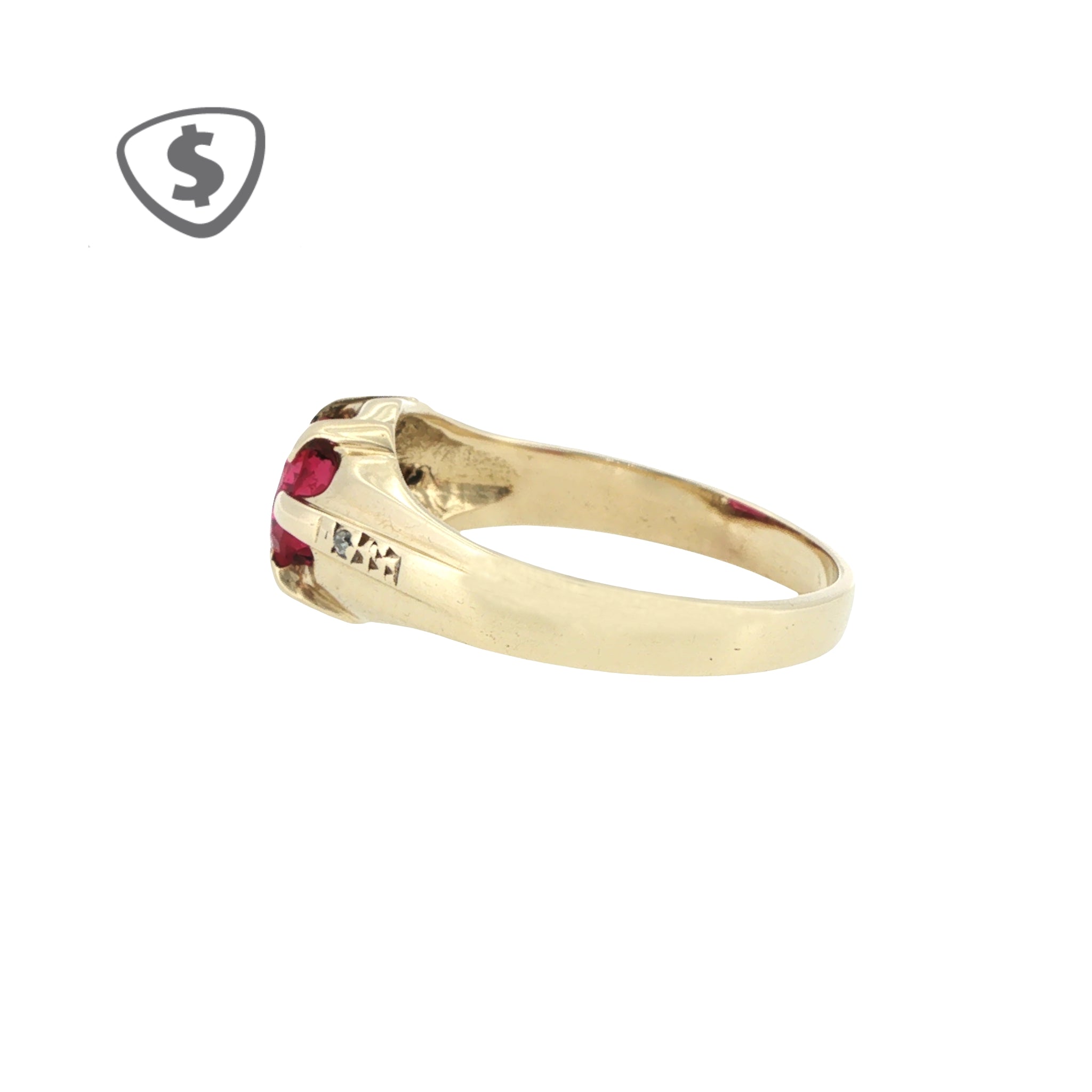 9ct Yellow Gold Belcher Ring