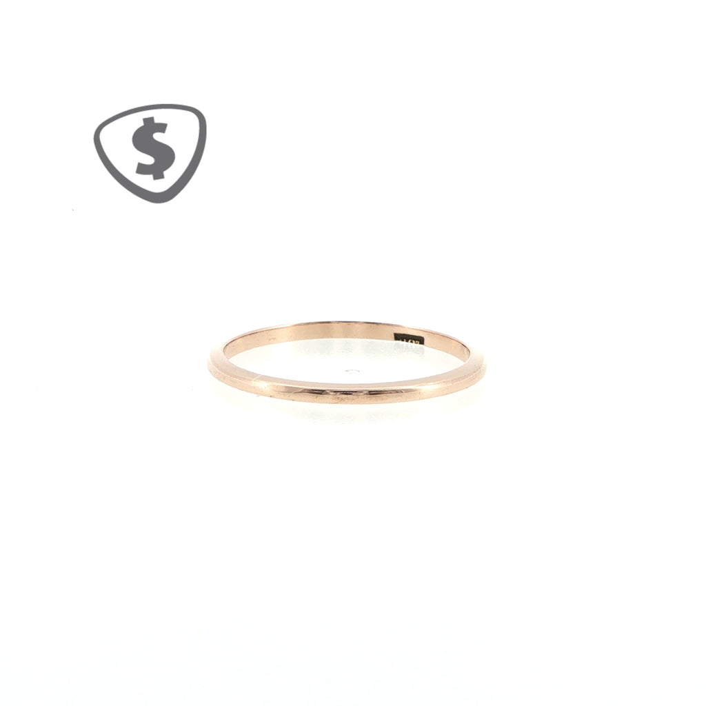 9ct Rose Gold Thin Band Ring