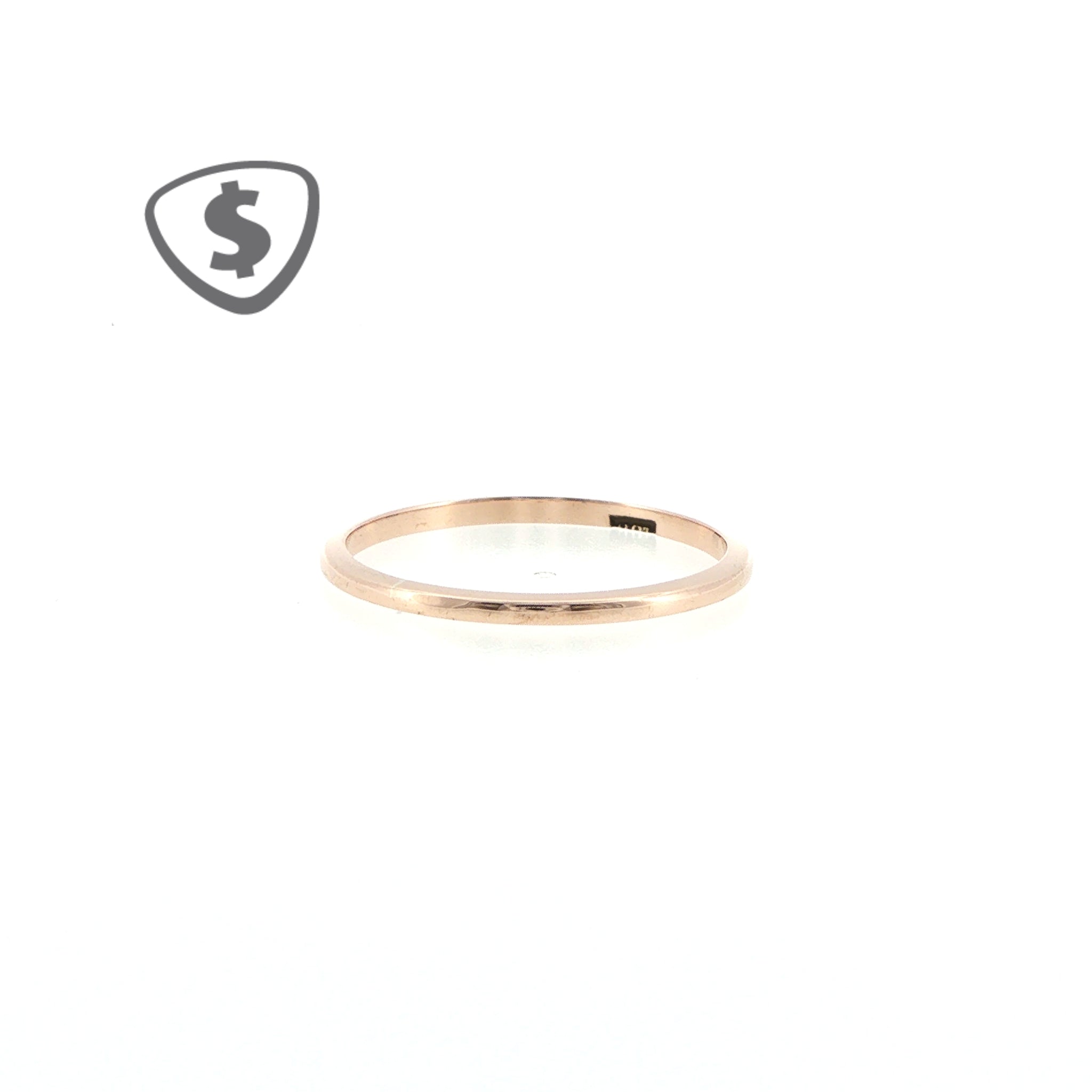 9ct Rose Gold Thin Band Ring