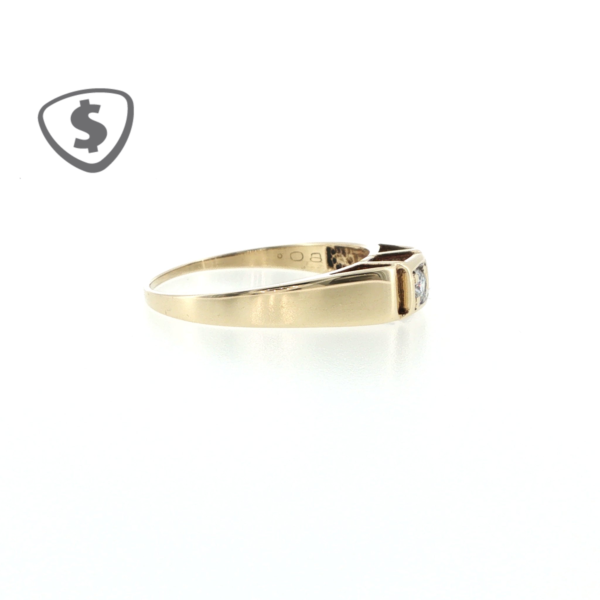 9ct Yellow Gold Solitaire Engagement Ring