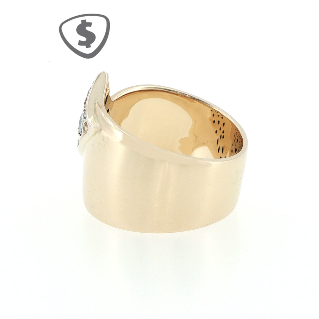 Diamond Cocktail Ring in 9ct Yellow Gold