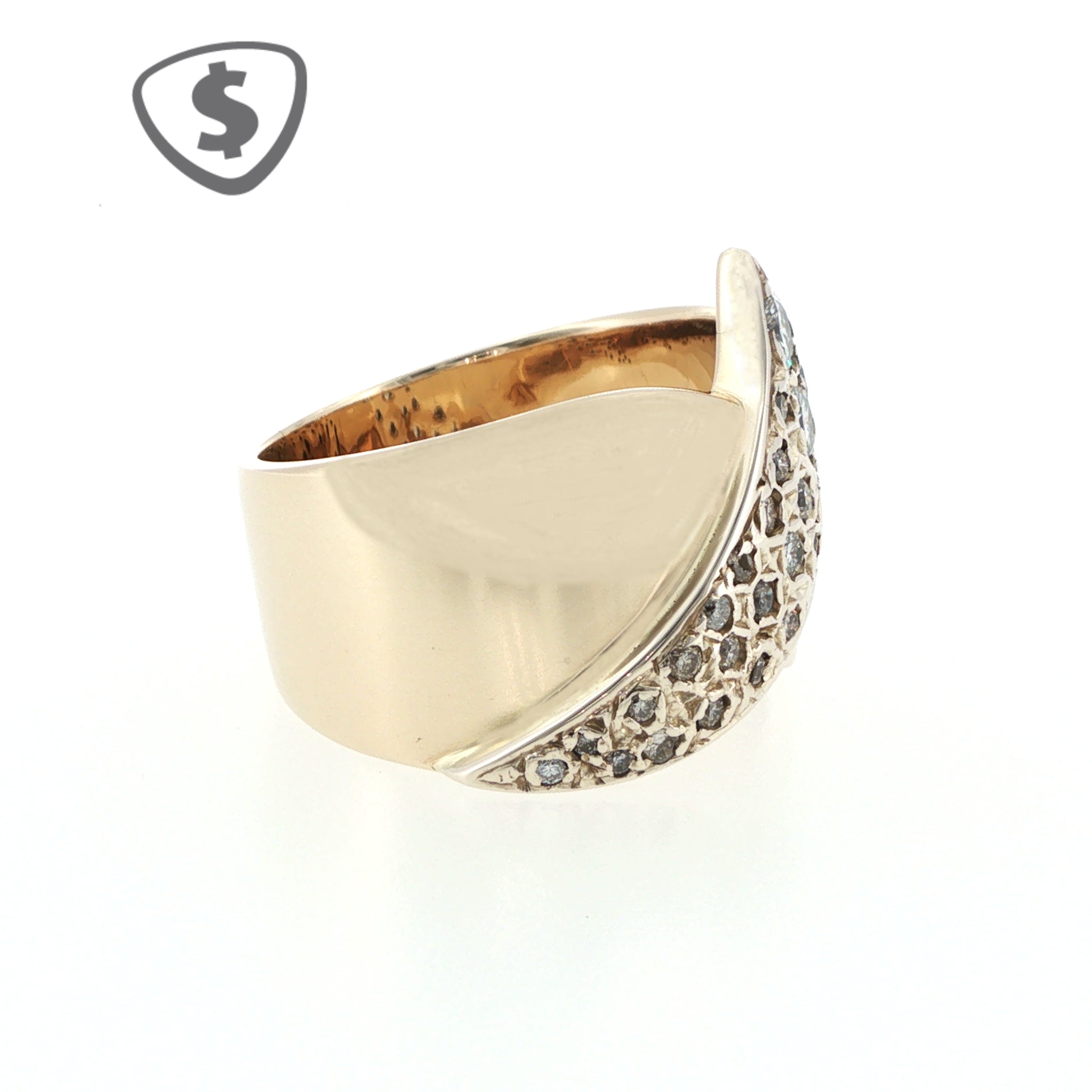 Diamond Cocktail Ring in 9ct Yellow Gold