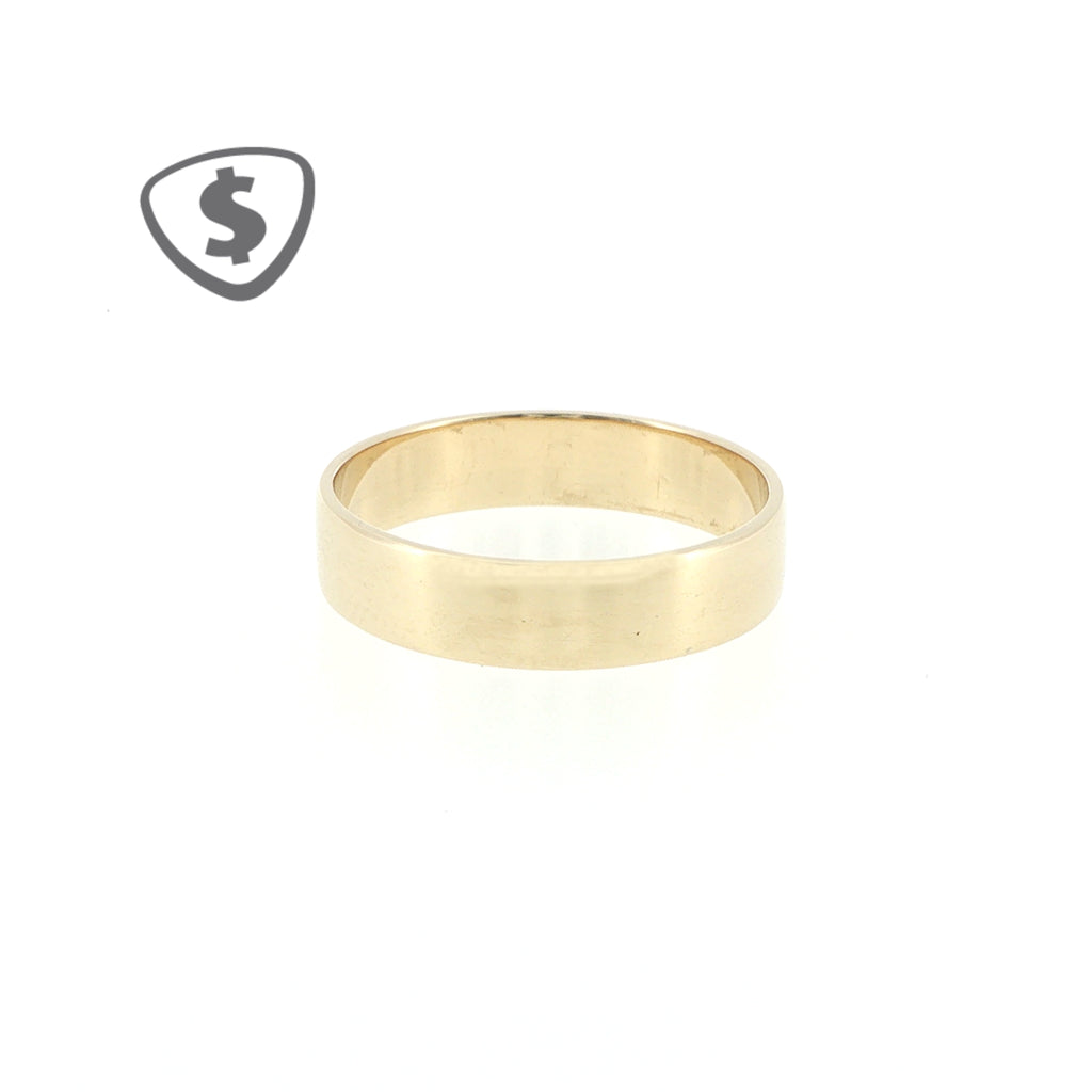 Classic 9ct Yellow Gold Band Ring