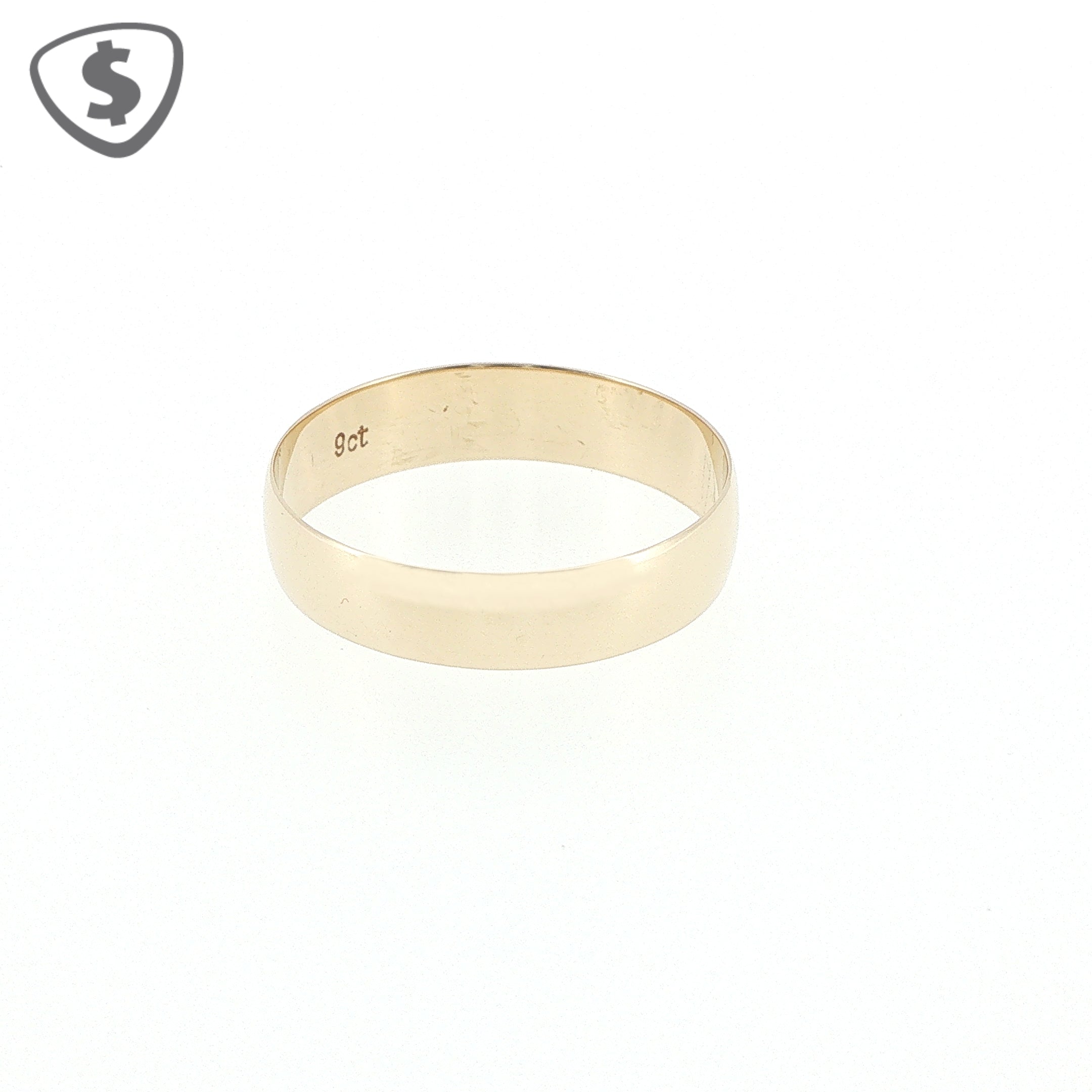 9ct Yellow Gold Classic Wedding Ring