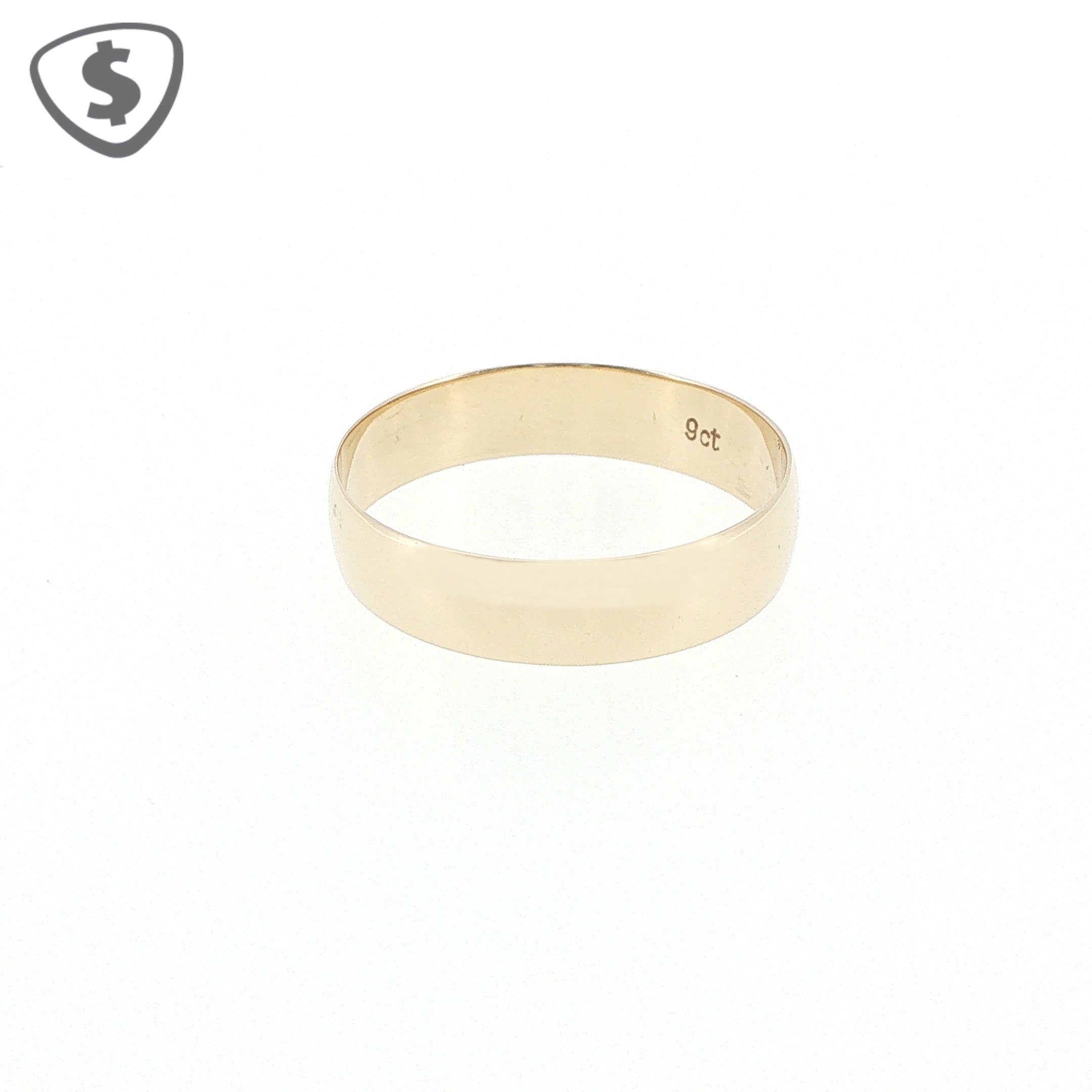 9ct Yellow Gold Classic Wedding Ring