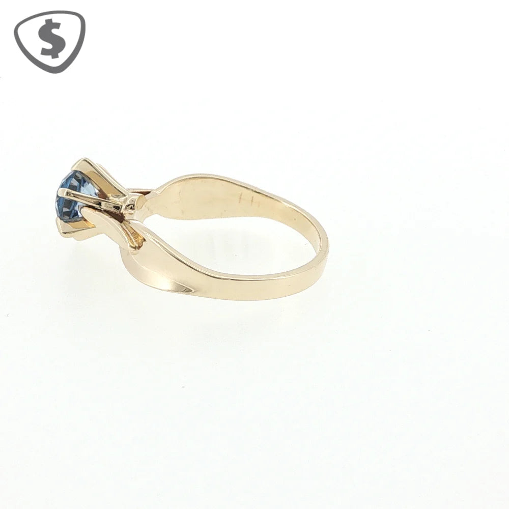 9ct Yellow Gold Solitaire Ring