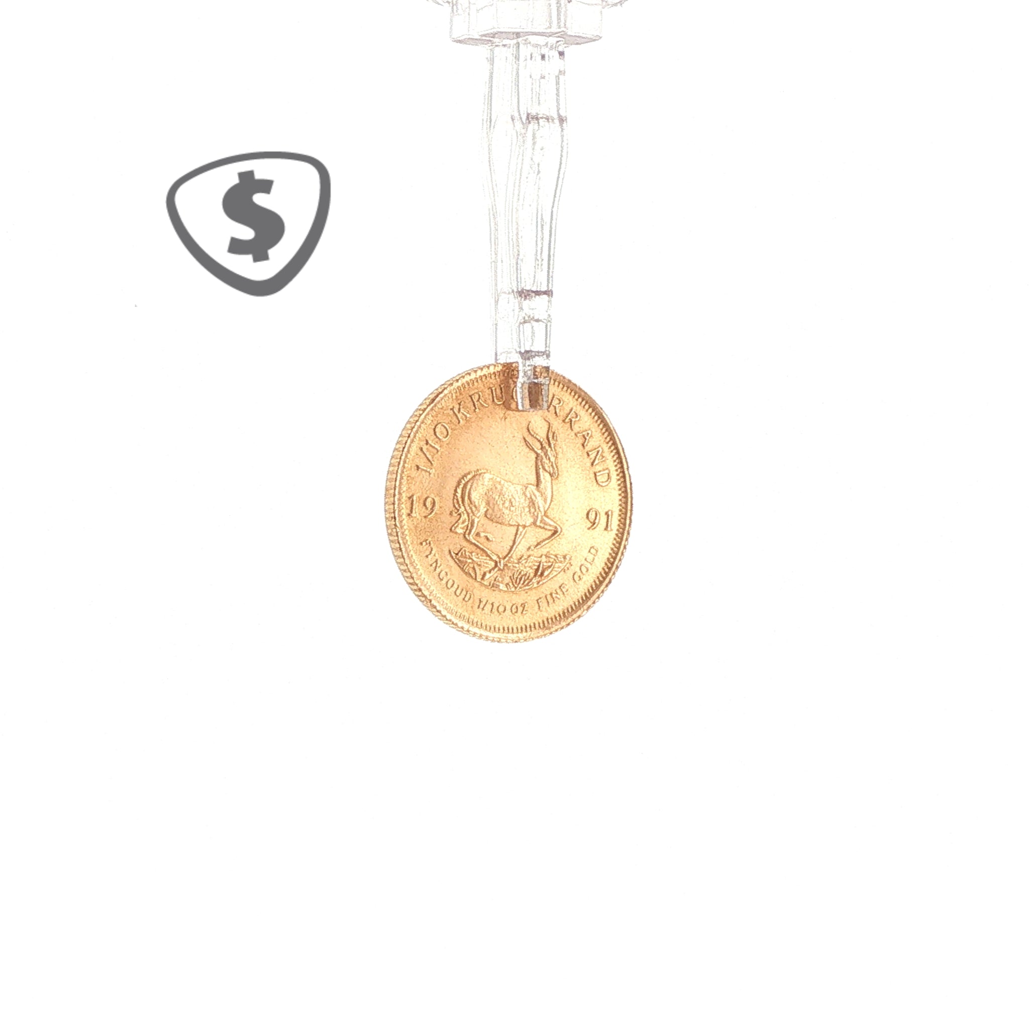 South African Krugerrand 22ct Yellow Gold Coin