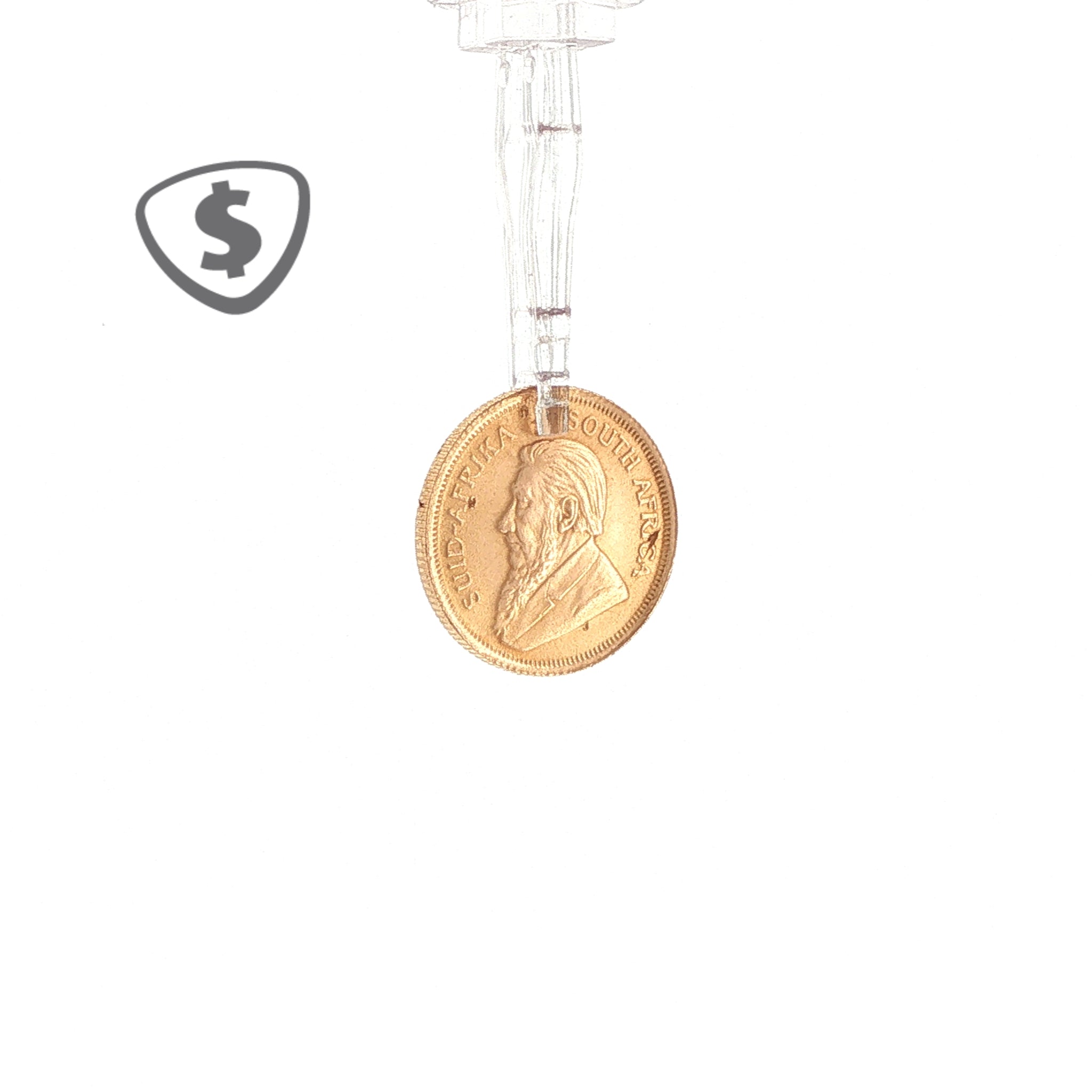 South African Krugerrand 22ct Yellow Gold Coin
