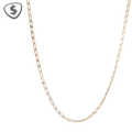 9ct Yellow Gold Paperclip Chain Necklace