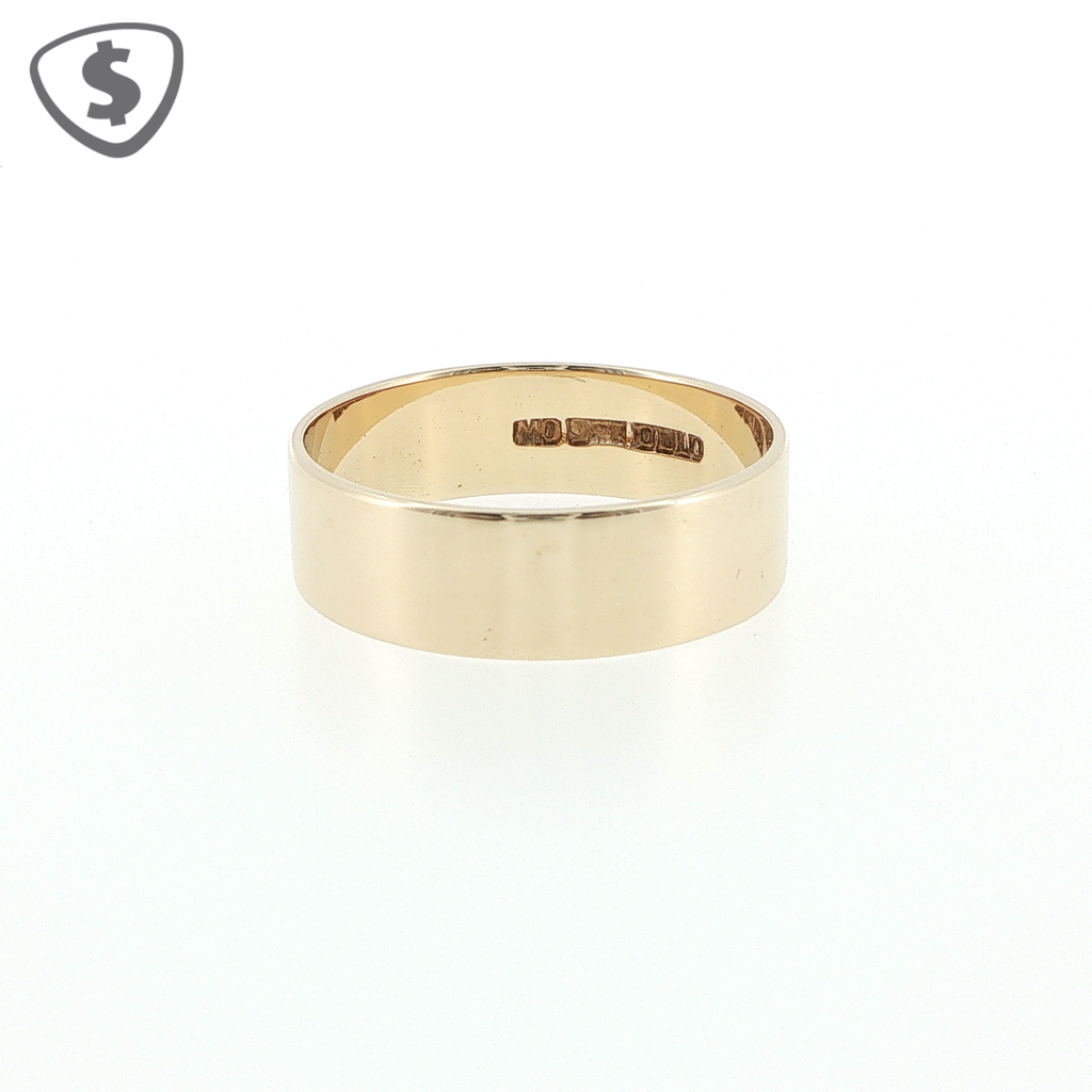 9ct Classic Yellow Gold Flat Band Ring