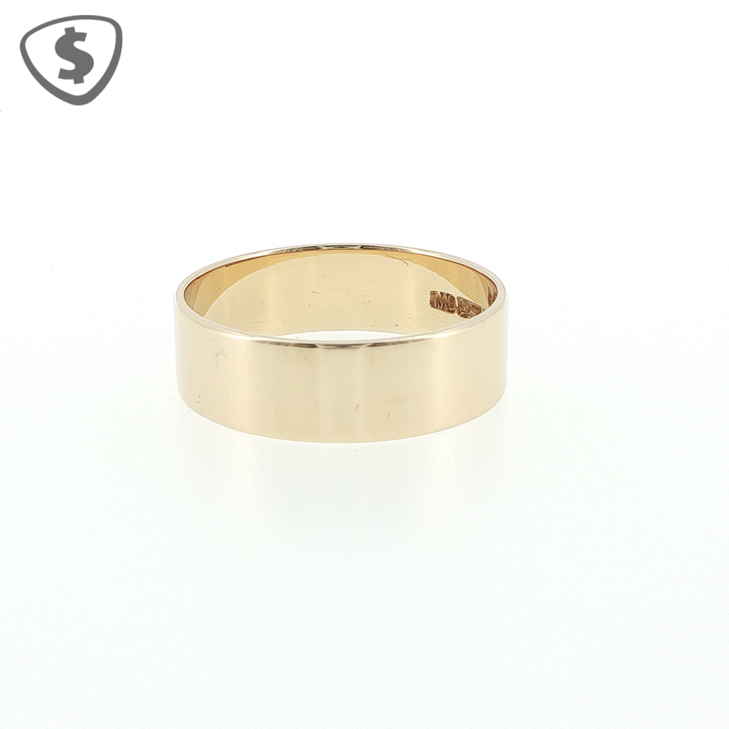 9ct Classic Yellow Gold Flat Band Ring