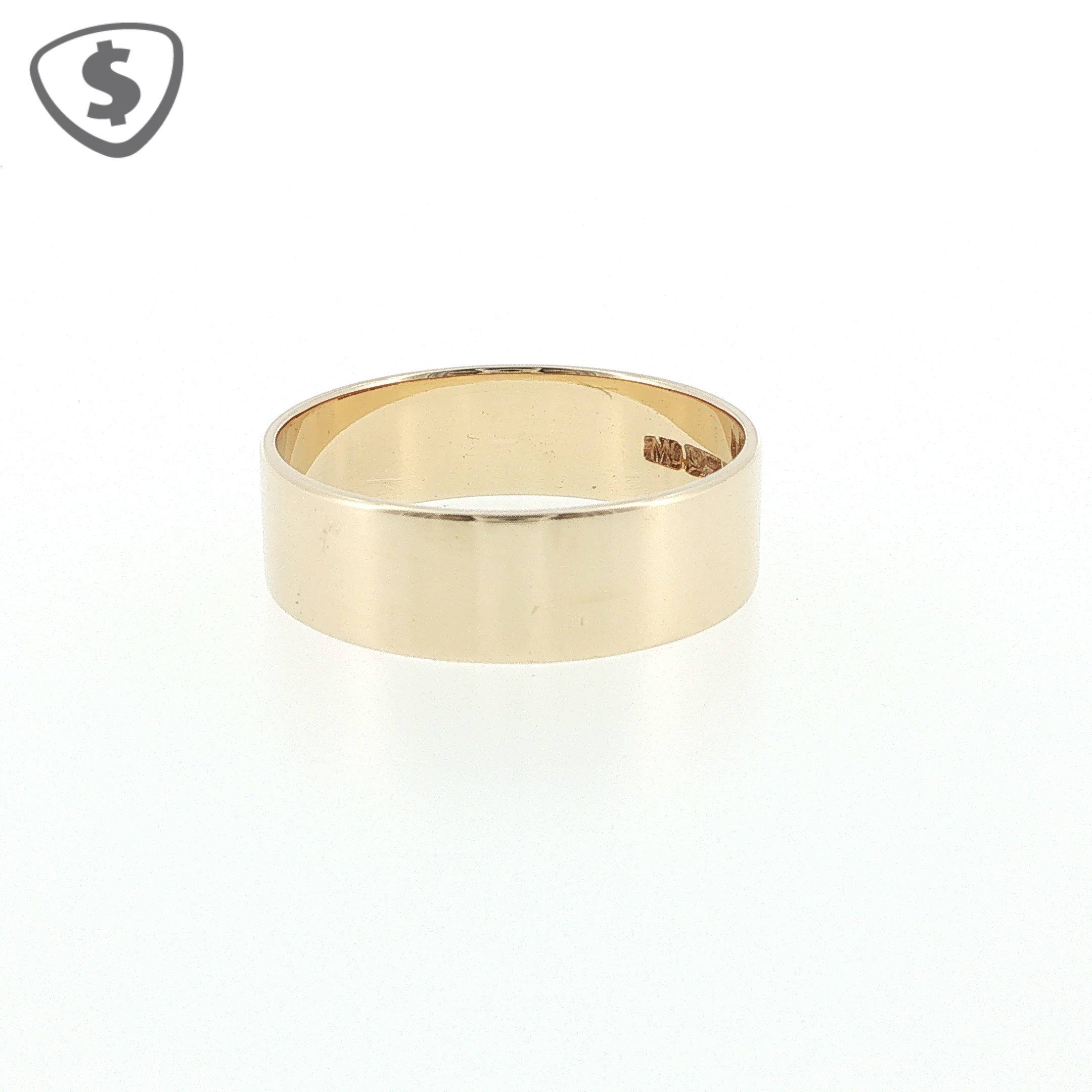 9ct Classic Yellow Gold Flat Band Ring
