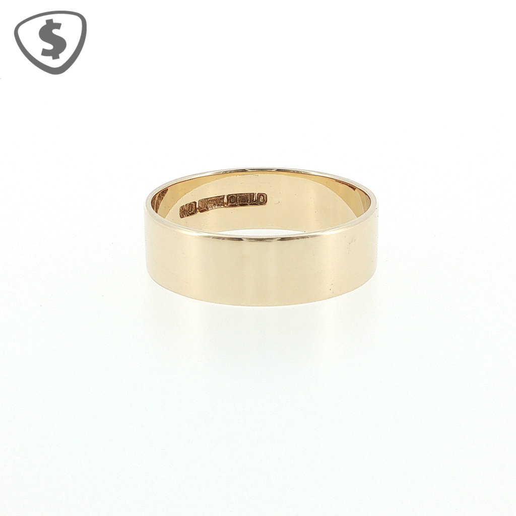 9ct Classic Yellow Gold Flat Band Ring