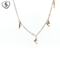 9ct Yellow Gold Dolphin Charm Bracelet