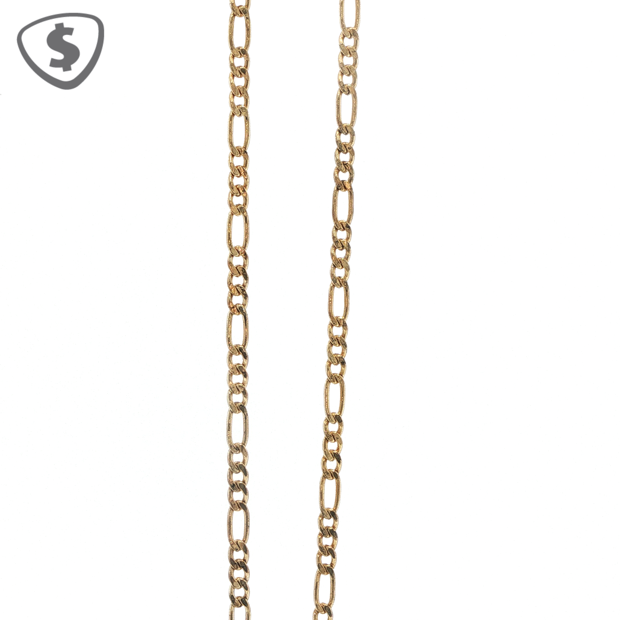 9ct Classic Yellow Gold Figaro Link Chain Necklace