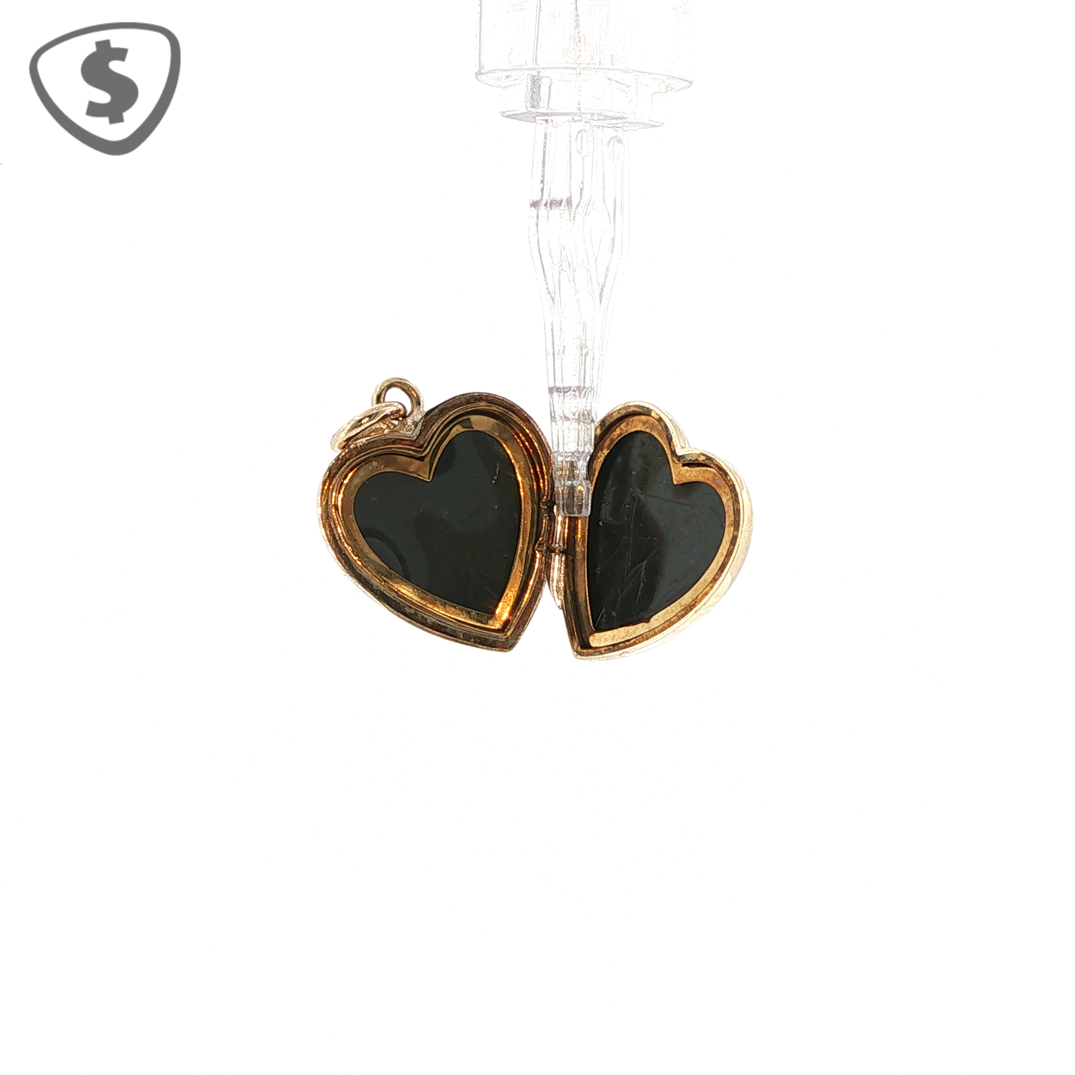 9ct Yellow Gold Engraved Heart Locket