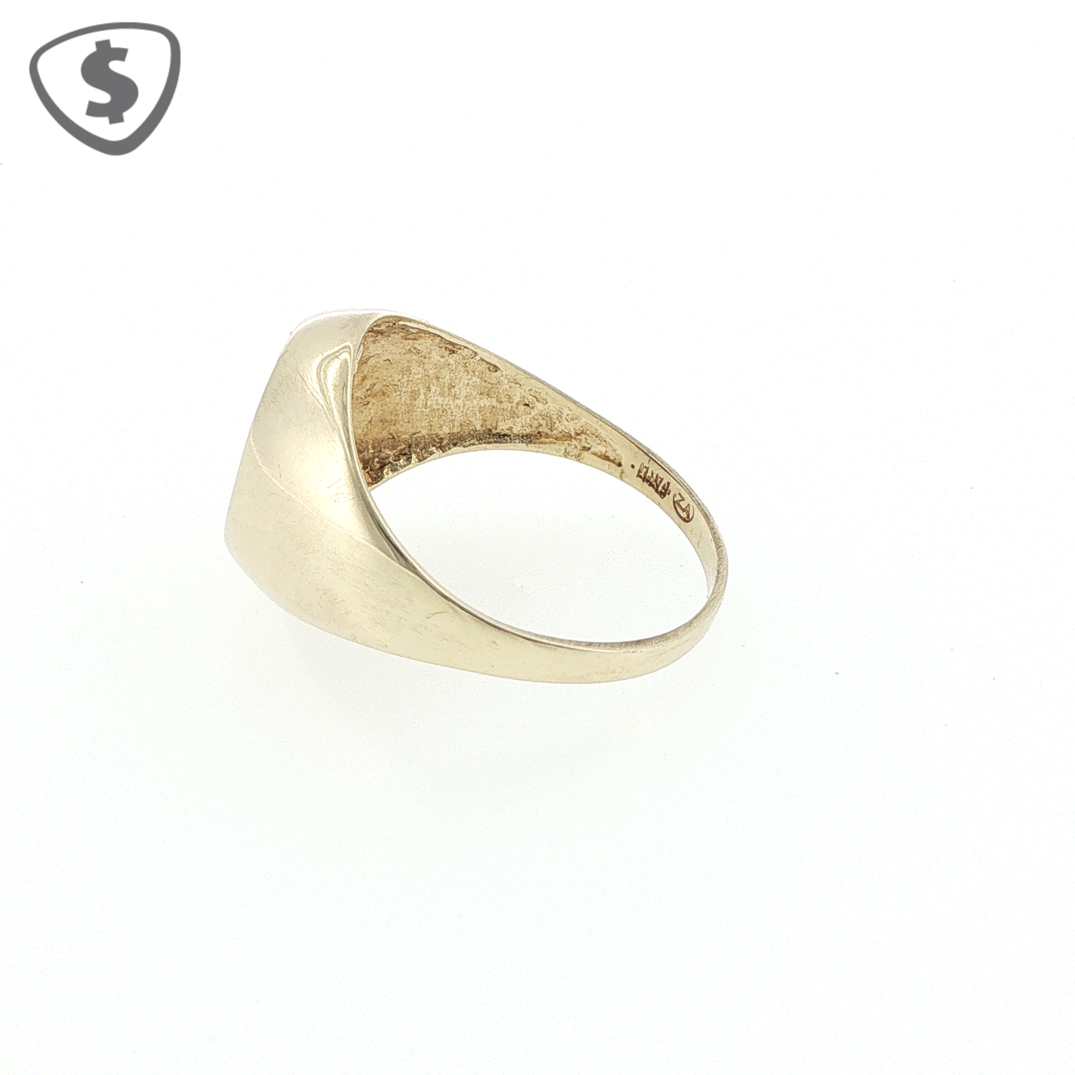 9ct Yellow Gold Agate Signet Ring