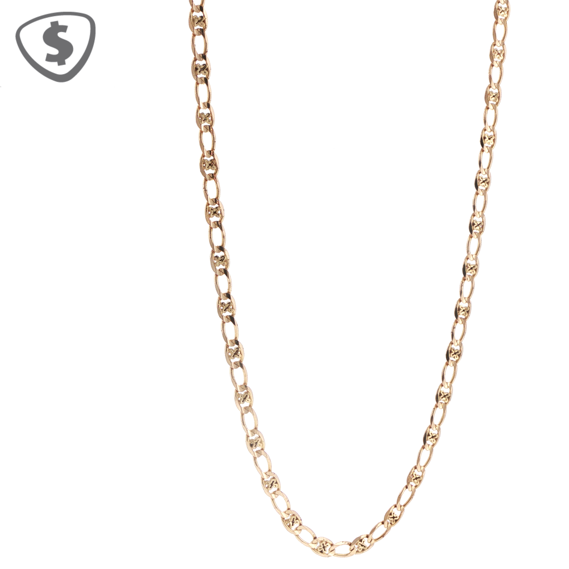9ct Yellow Gold Tiger Eye Necklace