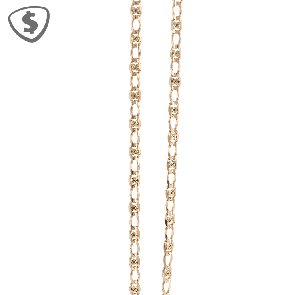 9ct Yellow Gold Tiger Eye Necklace