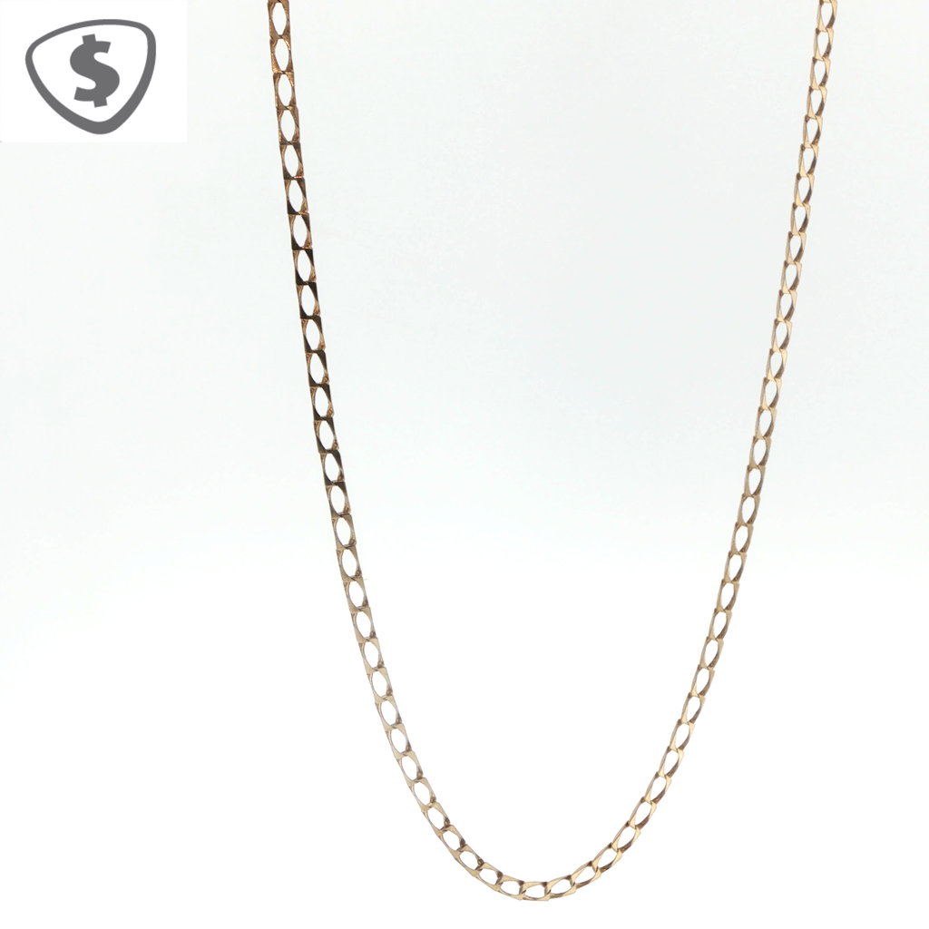 9ct Yellow Gold 2mm Necklace