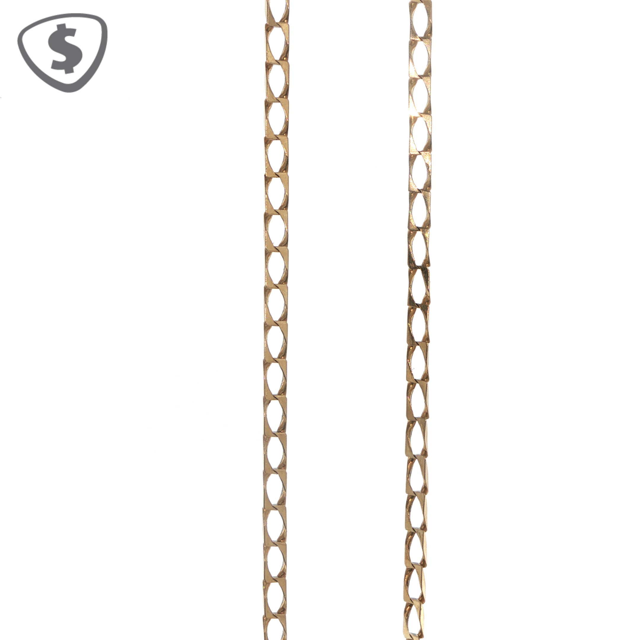 9ct Yellow Gold 2mm Necklace