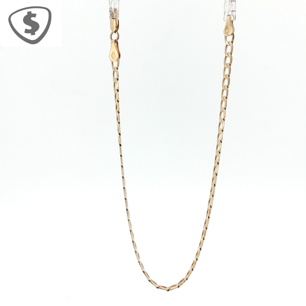 9ct Yellow Gold Curb Link Bracelet