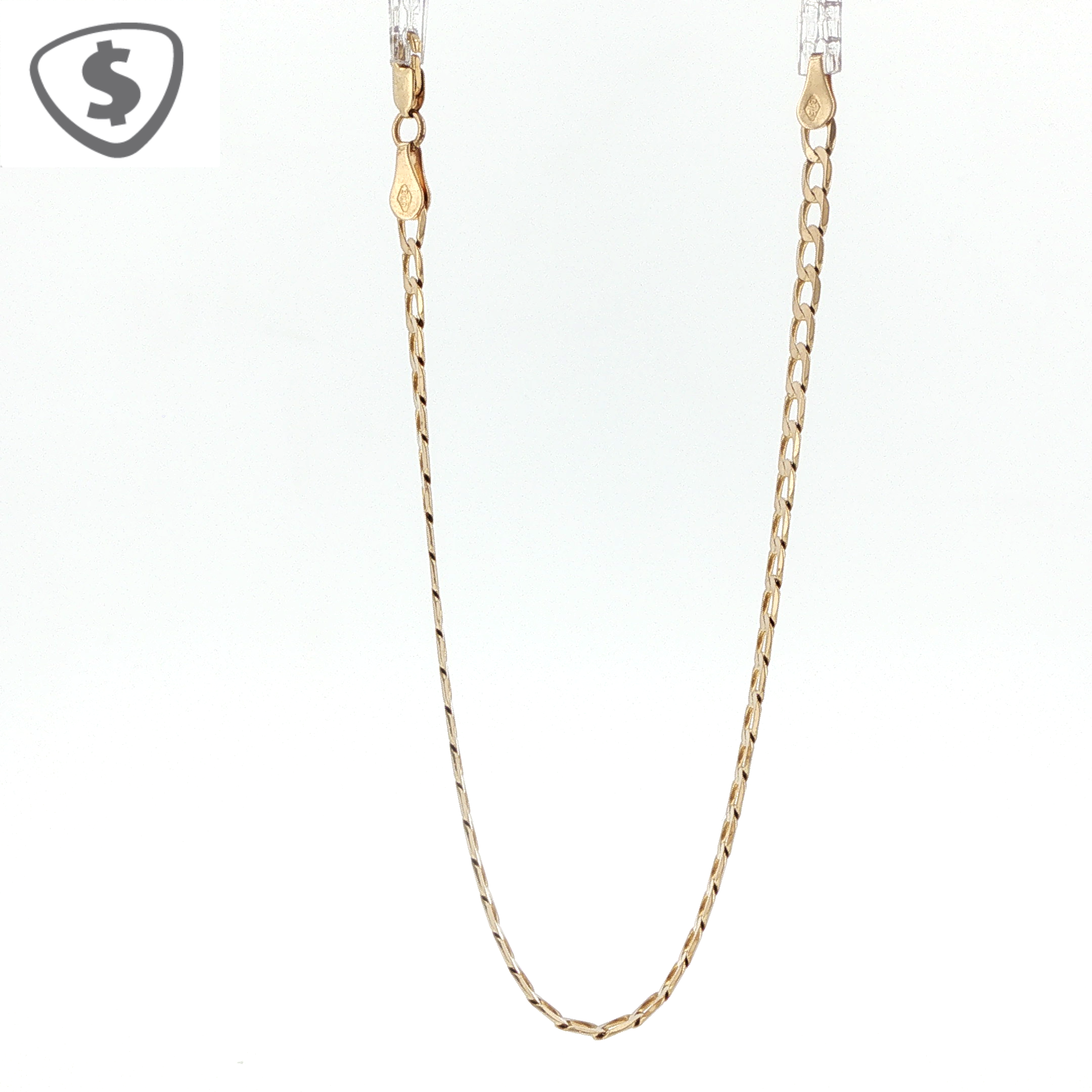 9ct Yellow Gold Curb Link Bracelet