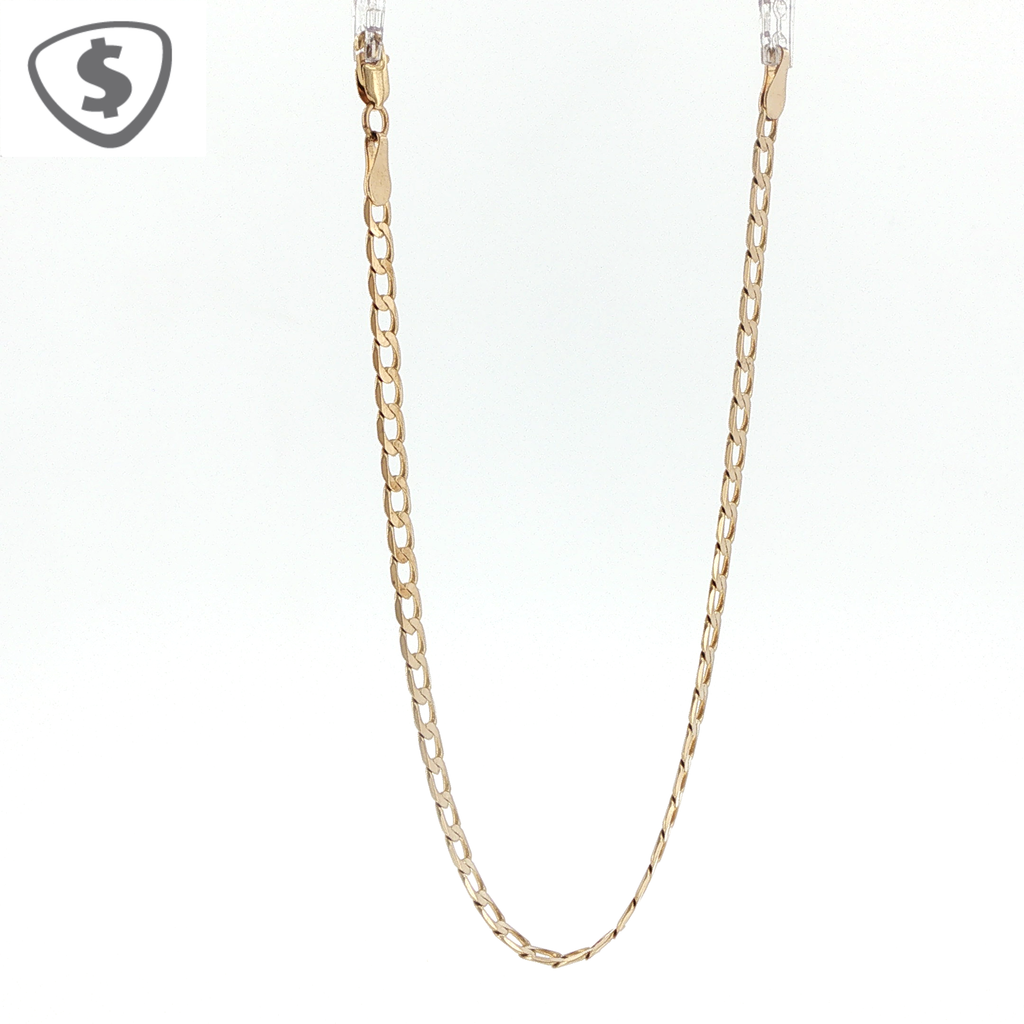 9ct Yellow Gold Curb Link Bracelet