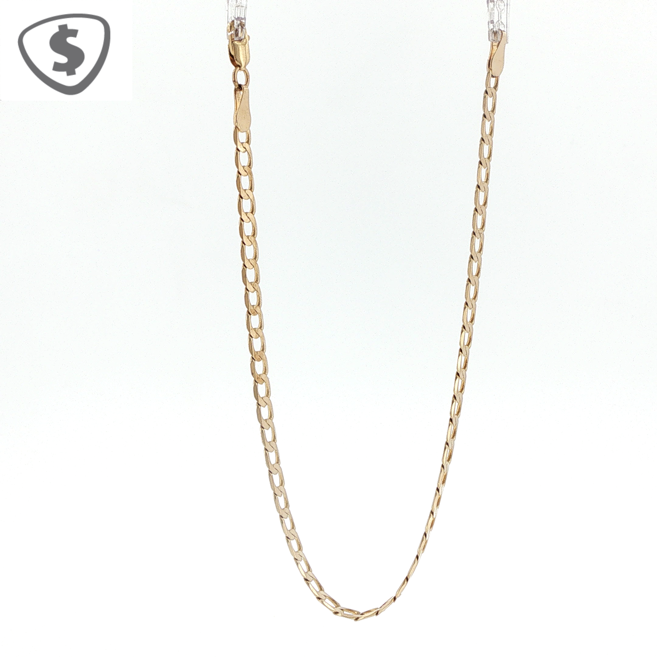 9ct Yellow Gold Curb Link Bracelet