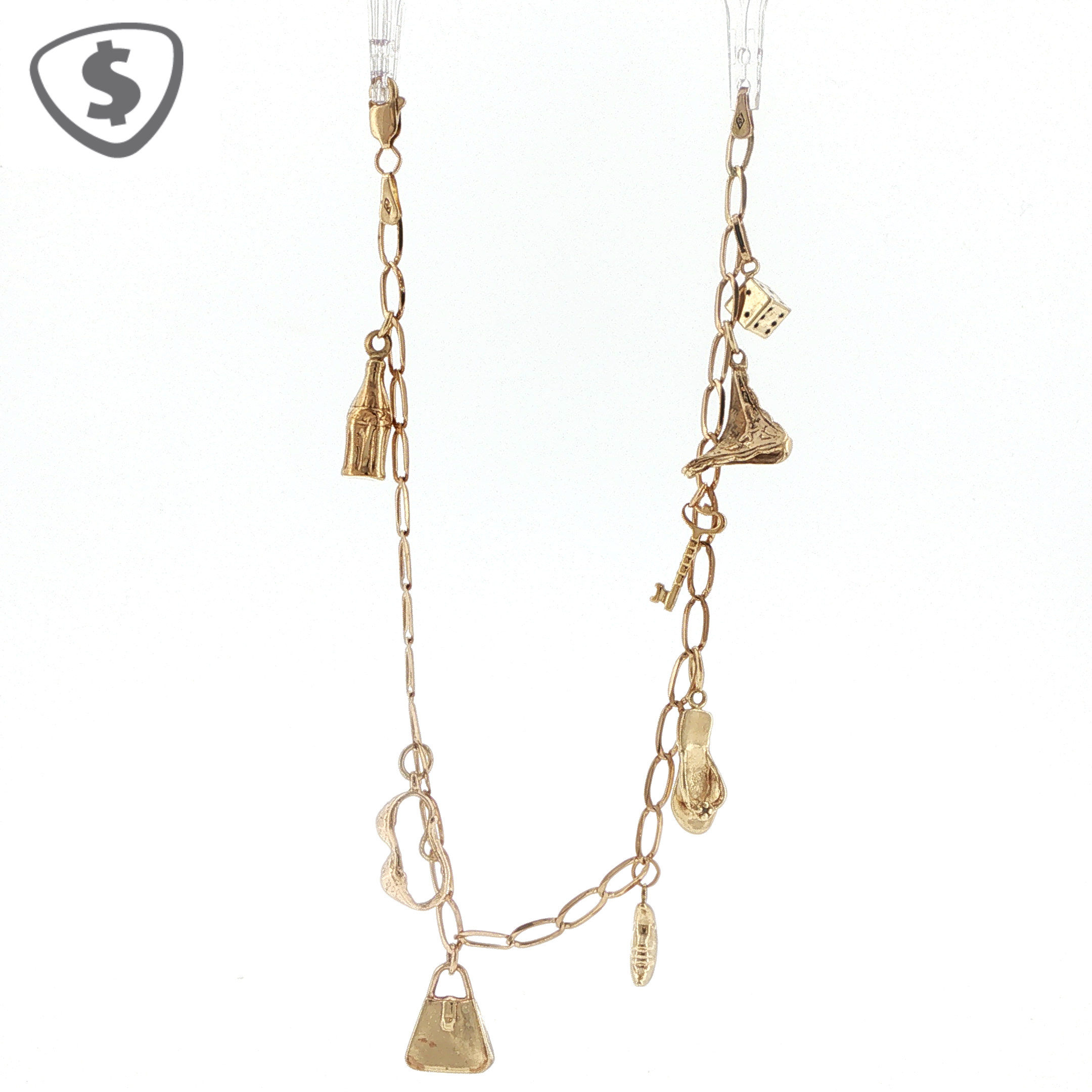 9ct Yellow Gold Charm Bracelet