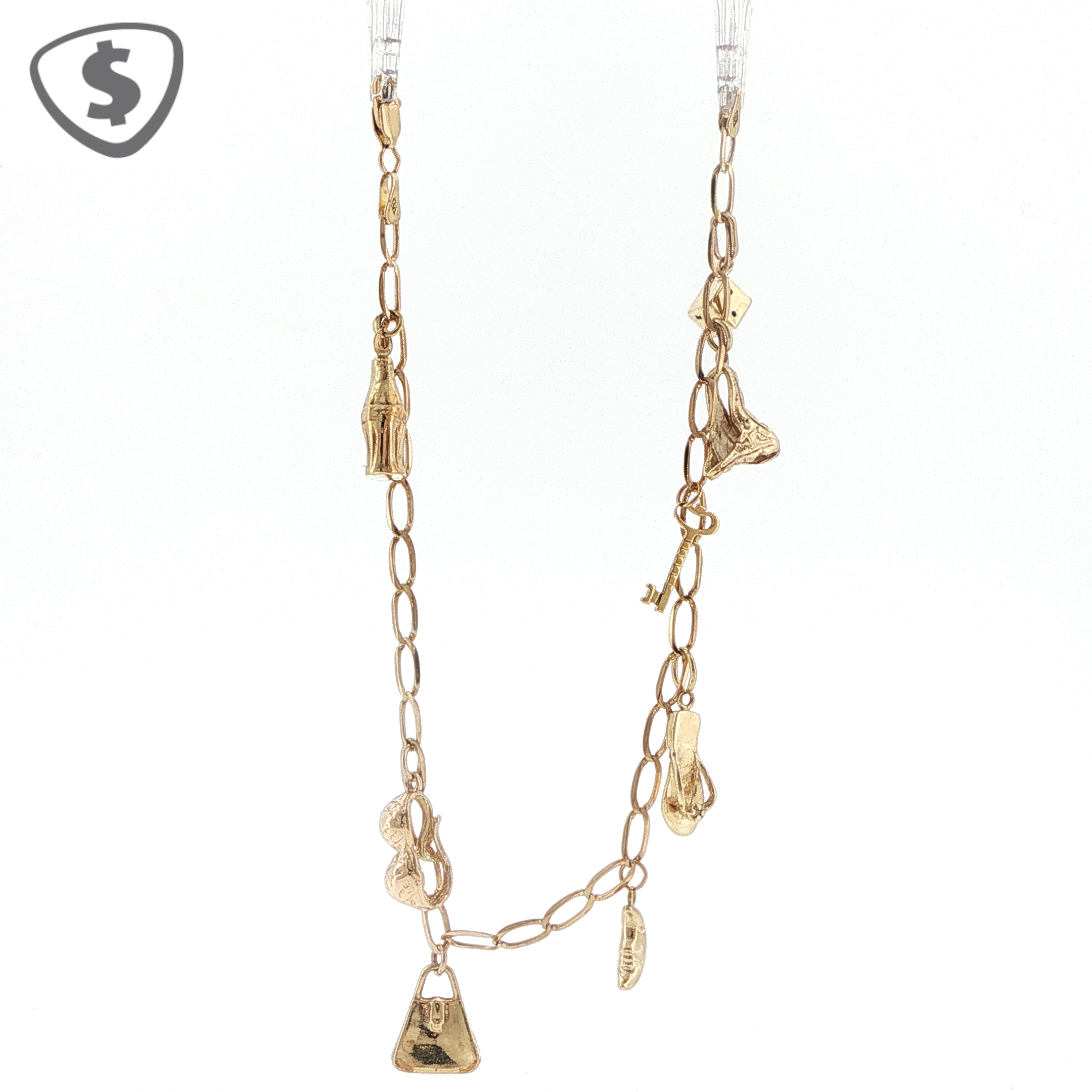 9ct Yellow Gold Charm Bracelet