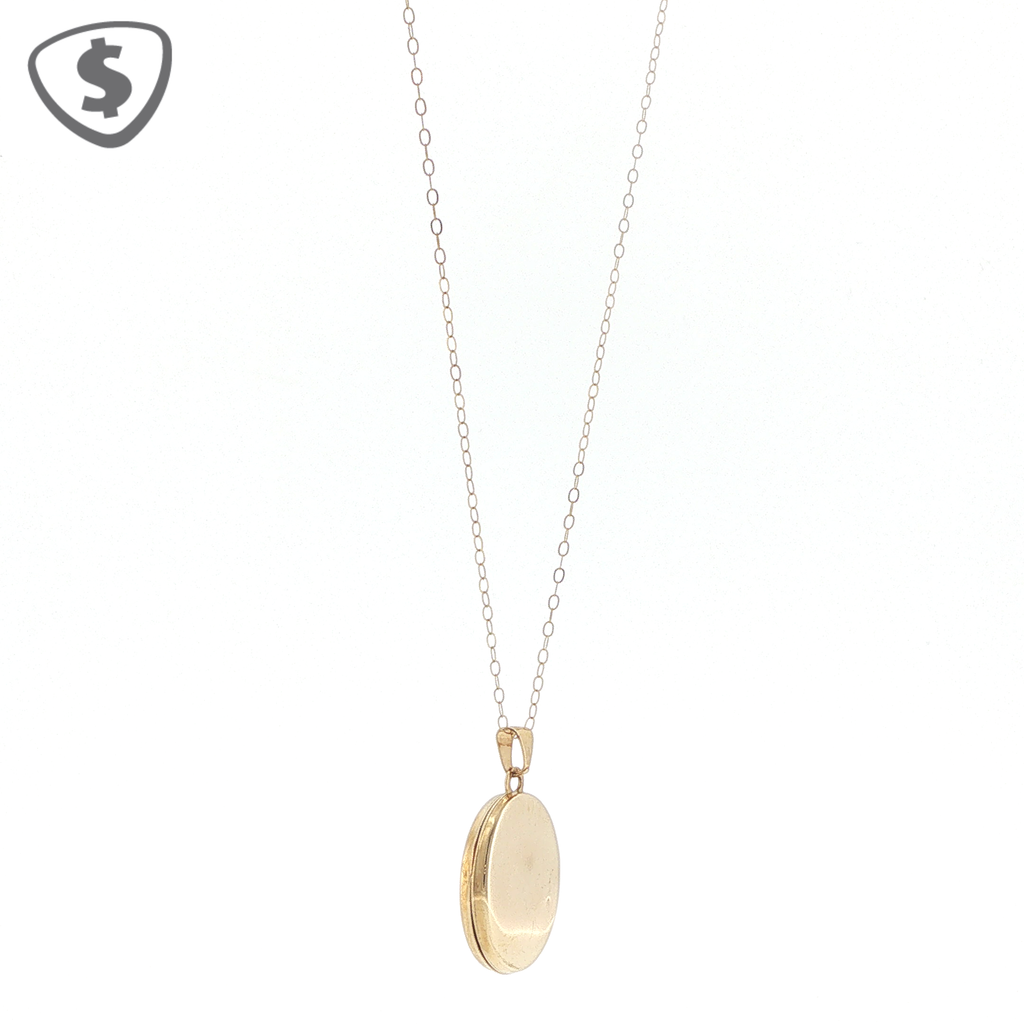9ct Yellow Gold Locket Necklace