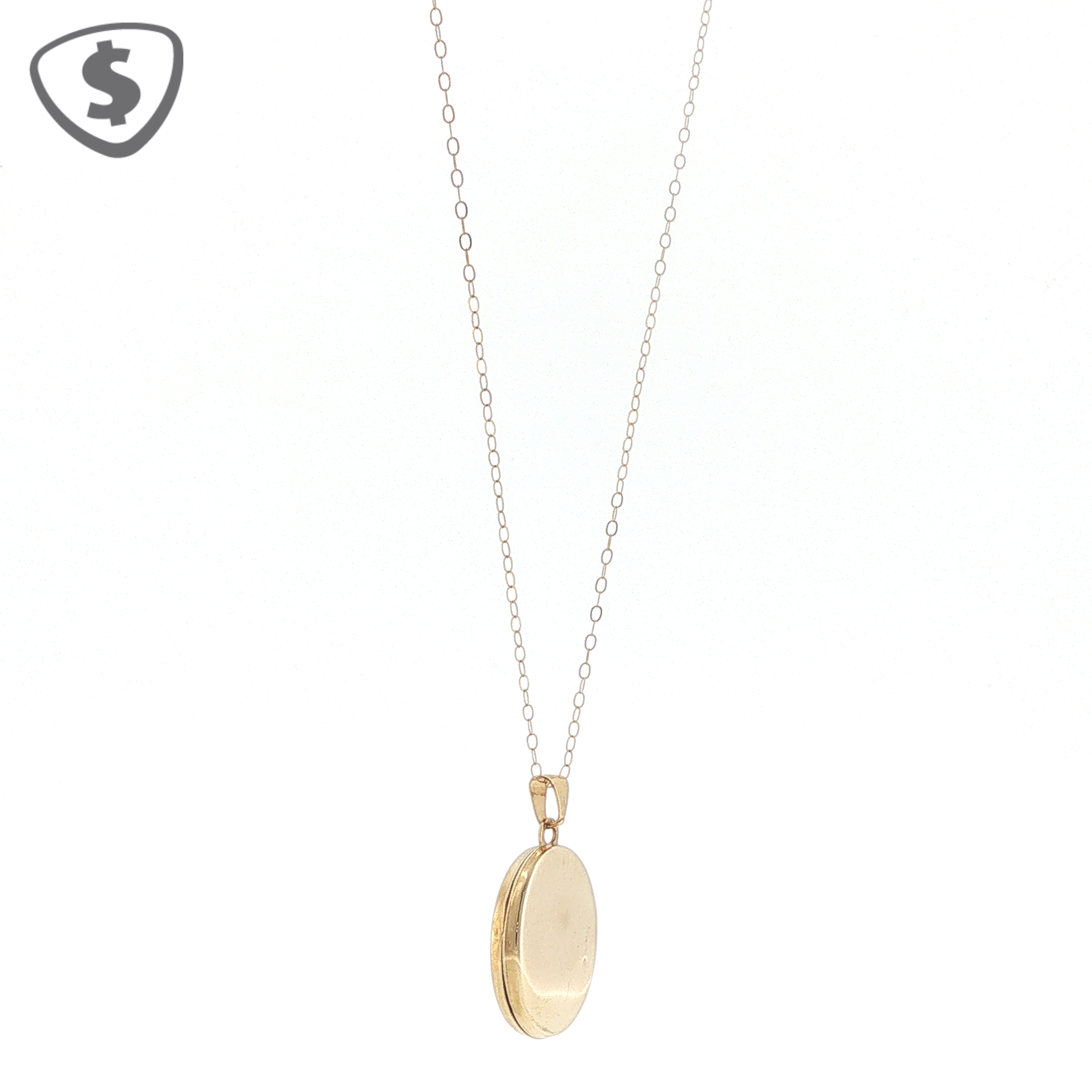 9ct Yellow Gold Locket Necklace