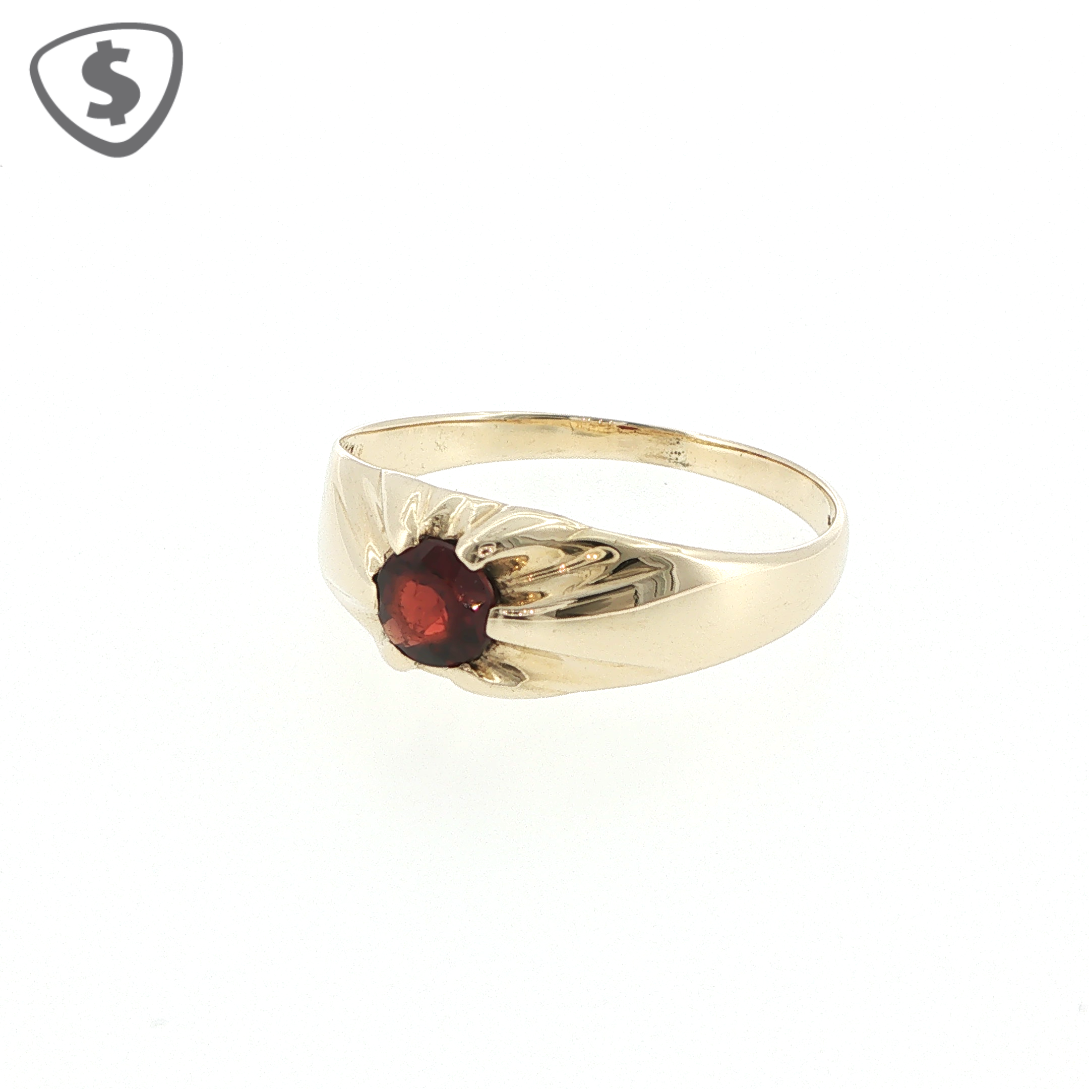 9ct Yellow Gold Ruby Signet Ring