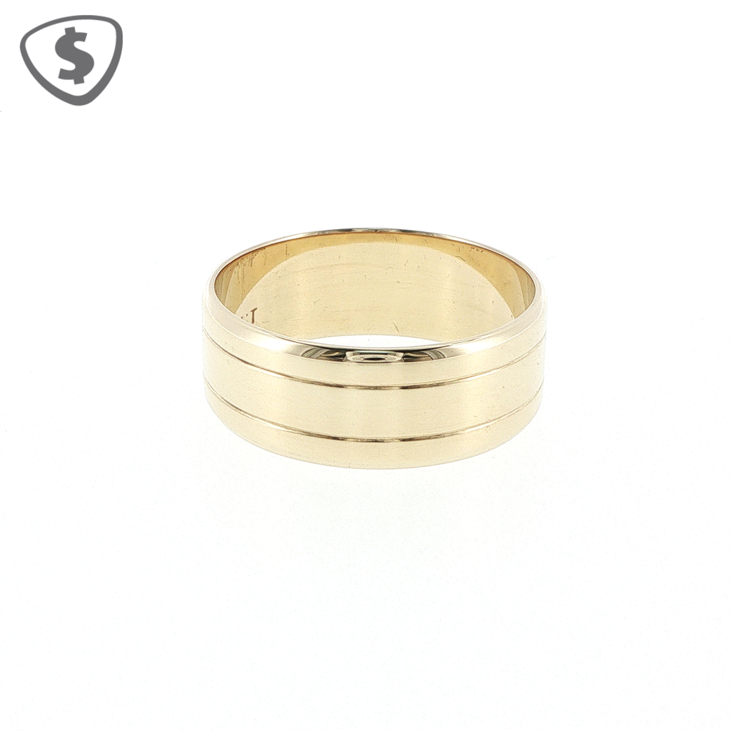 9ct Yellow Gold Band Ring