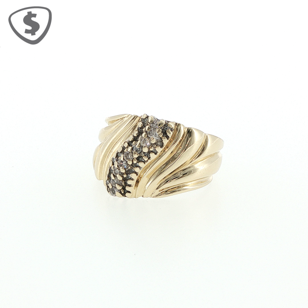 9ct Yellow Gold Cocktail Ring