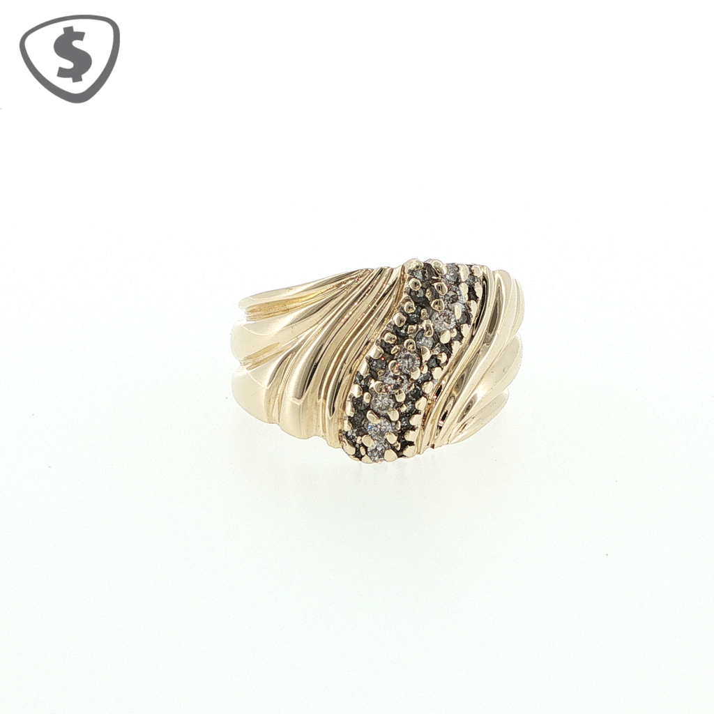 9ct Yellow Gold Cocktail Ring