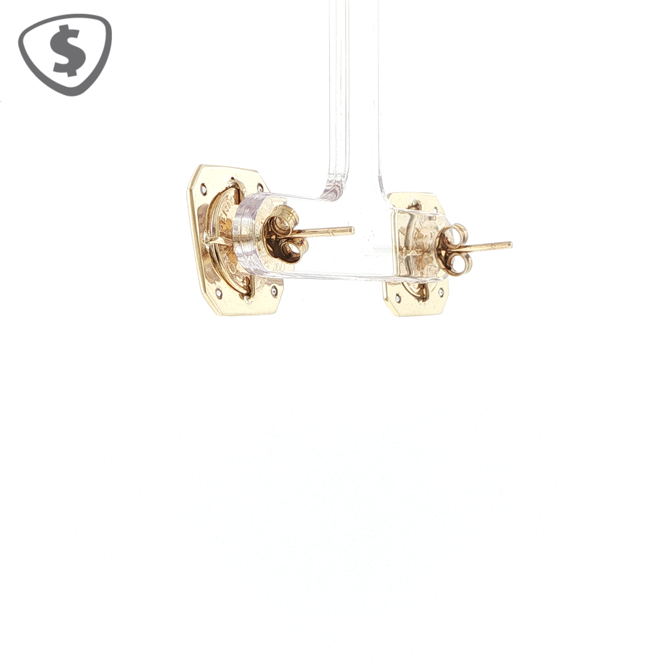 9ct Yellow Gold Coin Earrings Set