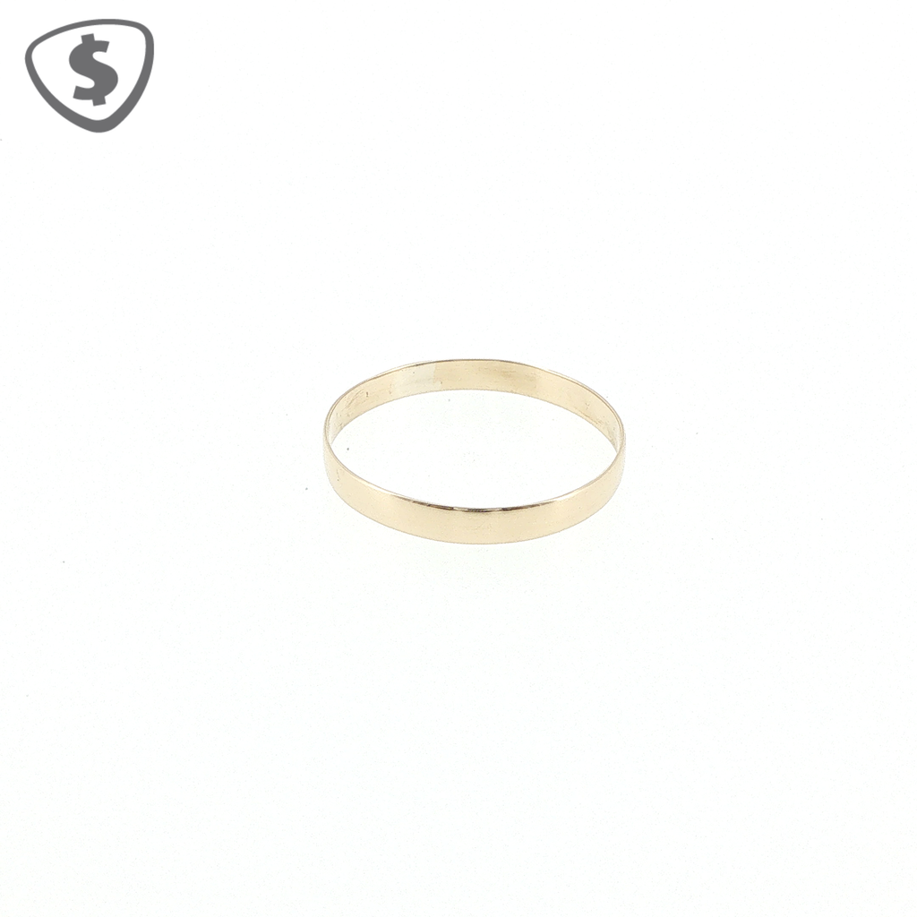 Classic 9ct Yellow Gold Flat Profile Band Ring
