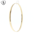 9ct Yellow Gold 4mm Slip on Bangle