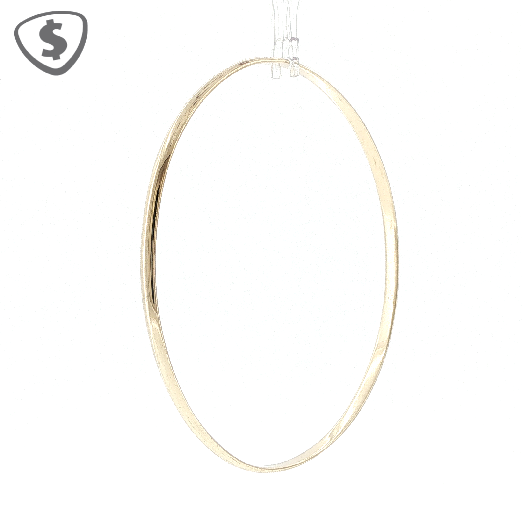 9ct Yellow Gold 3mm Solid Bangle