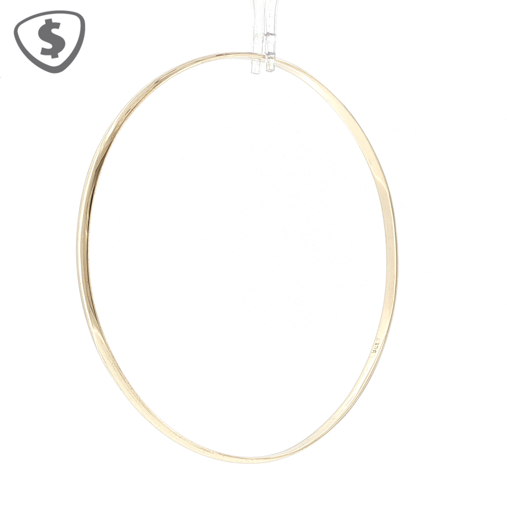 9ct Yellow Gold 3mm Solid Bangle