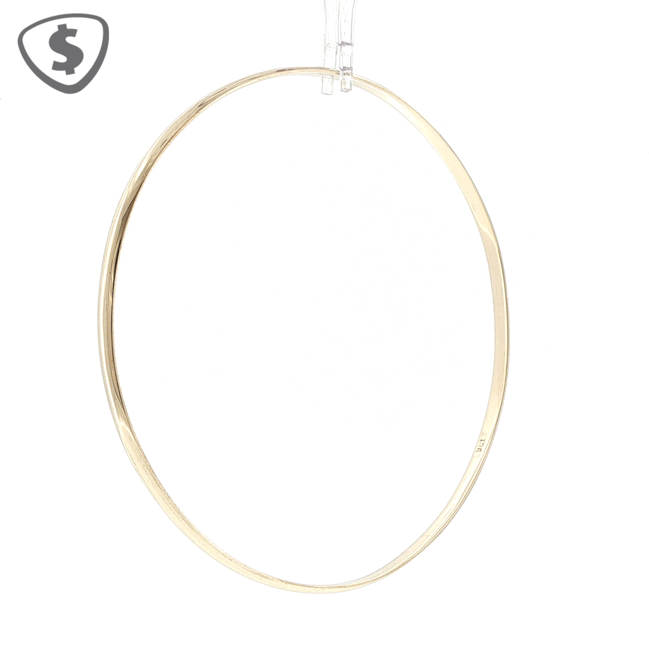 9ct Yellow Gold 3mm Solid Bangle