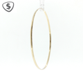 9ct Yellow Gold 2mm Slip On Bangle